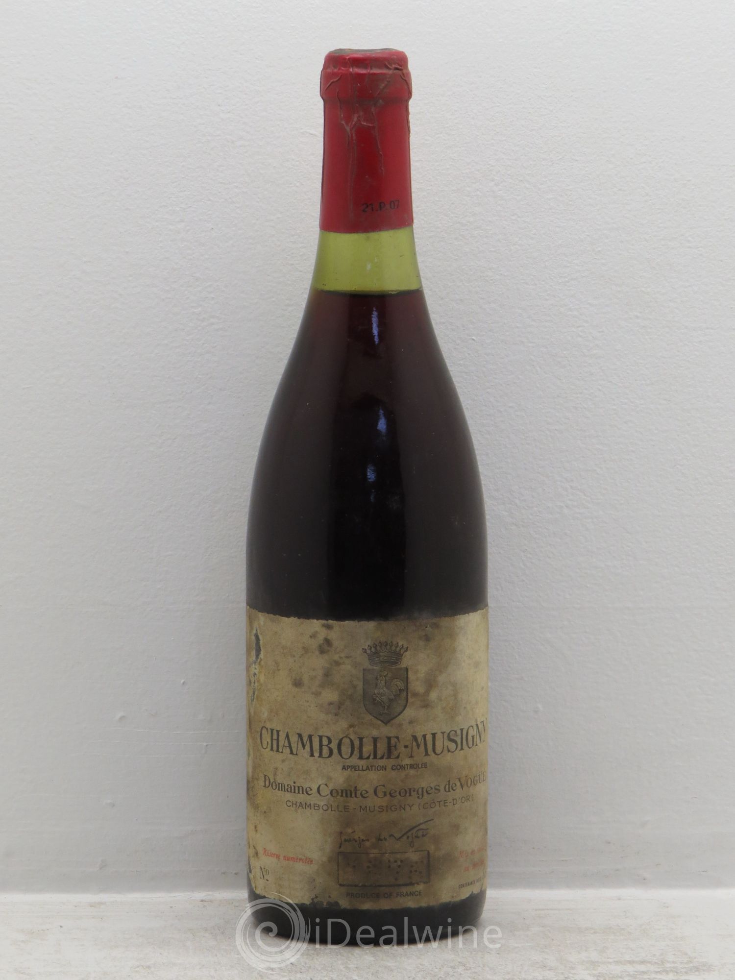 Chambolle-Musigny Comte Georges de Vogüé 1976 - Lot de 1 bouteille - 0
