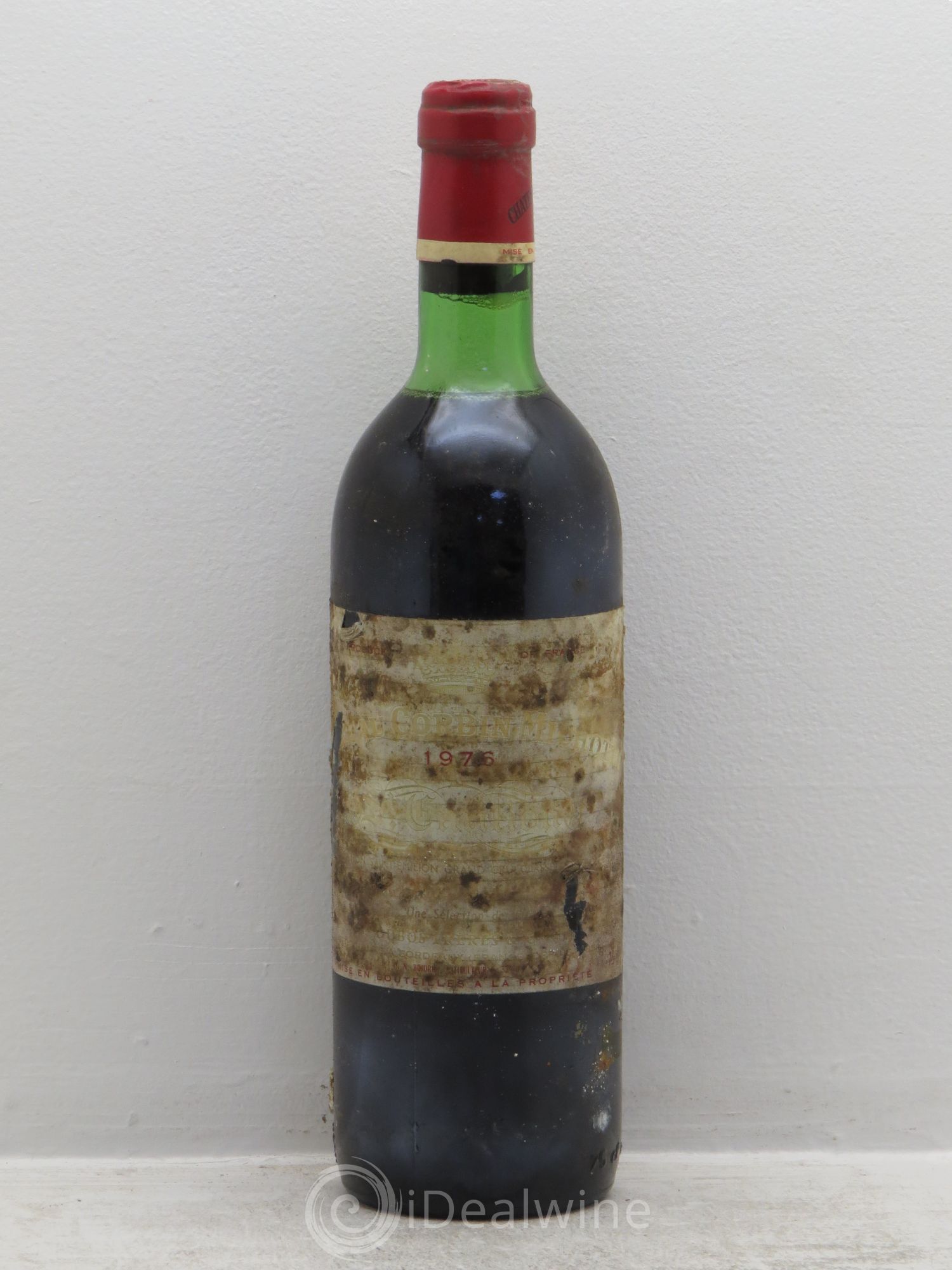 Château Corbin Michotte Grand Cru Classé 1976 - Lot de 1 bouteille - 0