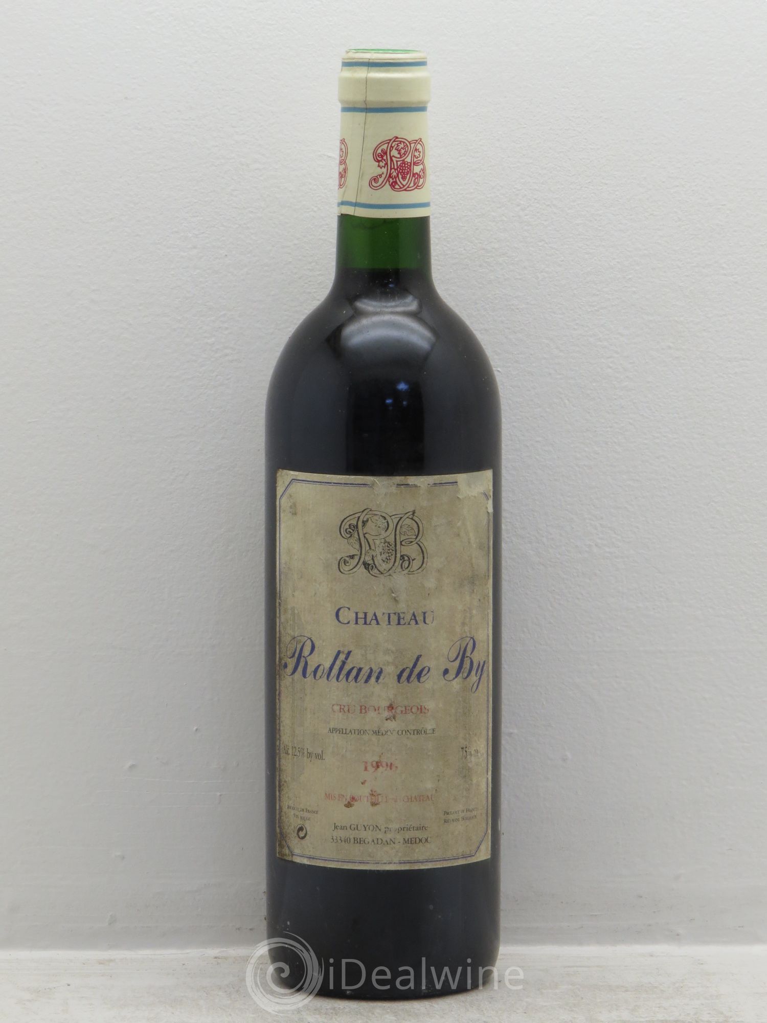 Château Rollan de By Cru Bourgeois 1996 - Lot de 1 bouteille - 0