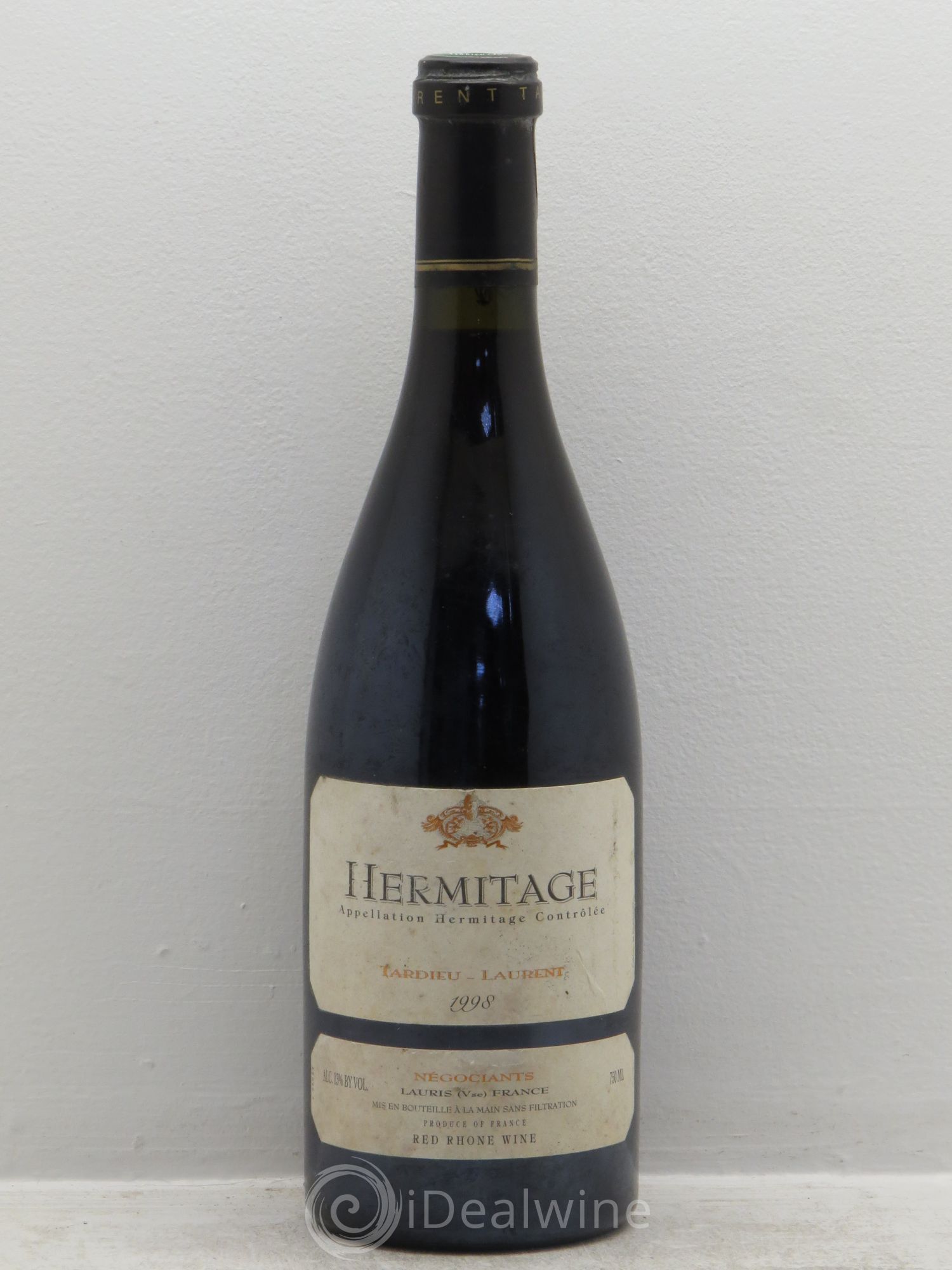 Hermitage Maison Tardieu-Laurent (sans prix de réserve) 1998 - Lot de 1 bouteille - 0