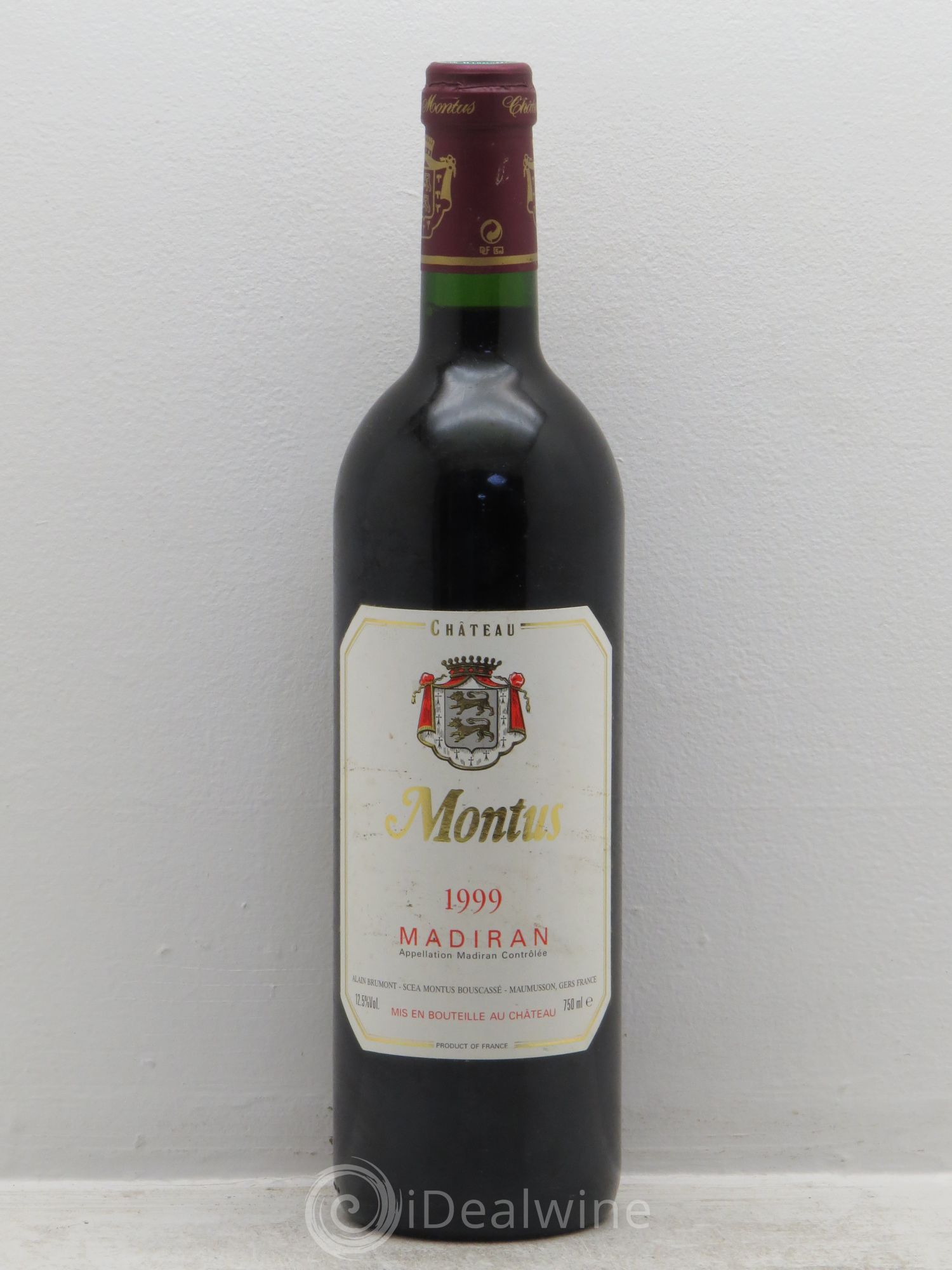 Madiran Château Montus Alain Brumont 1999 - Lot de 1 bouteille - 0