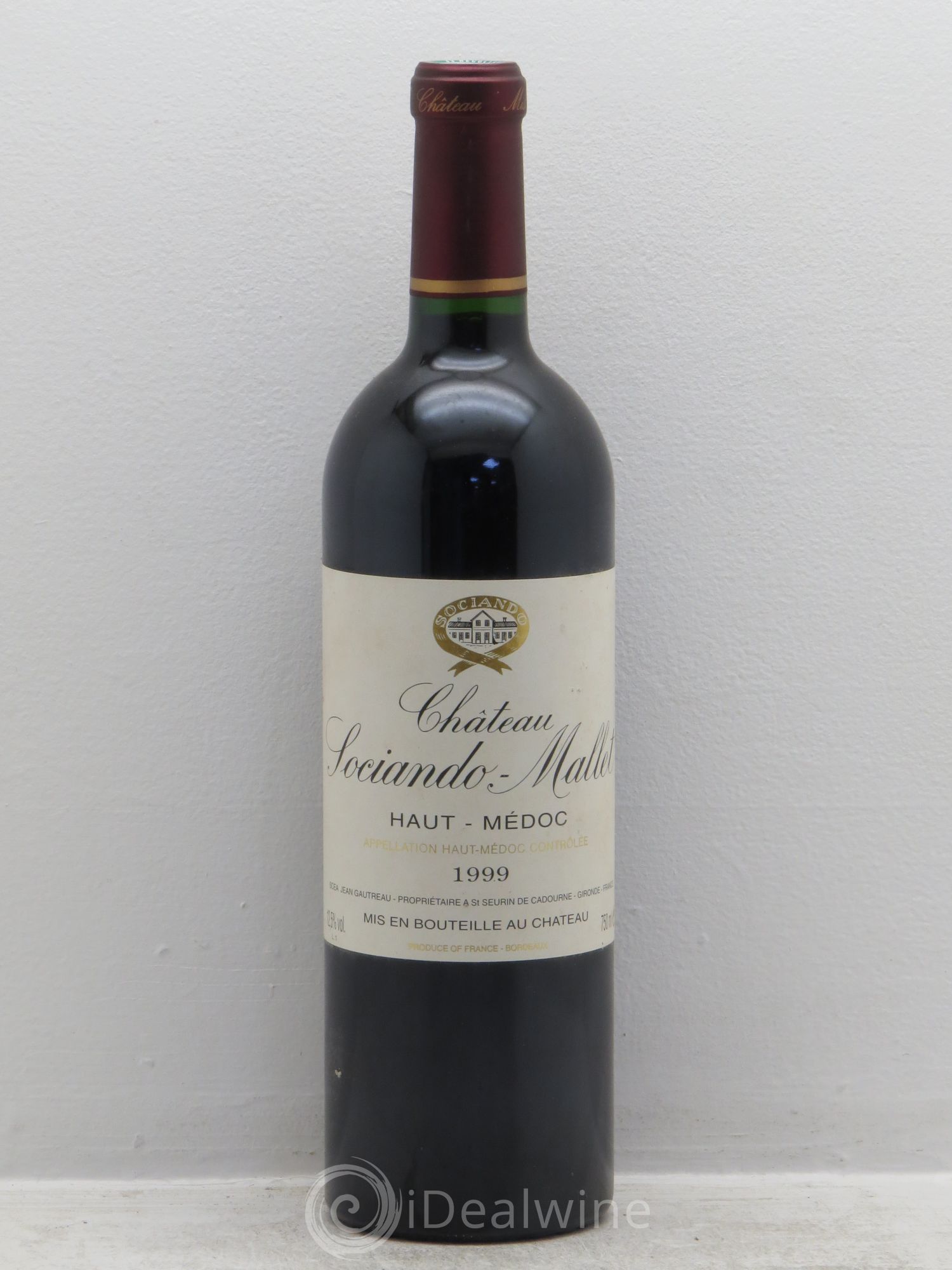 Château Sociando Mallet 1999 - Lot de 1 bouteille - 0