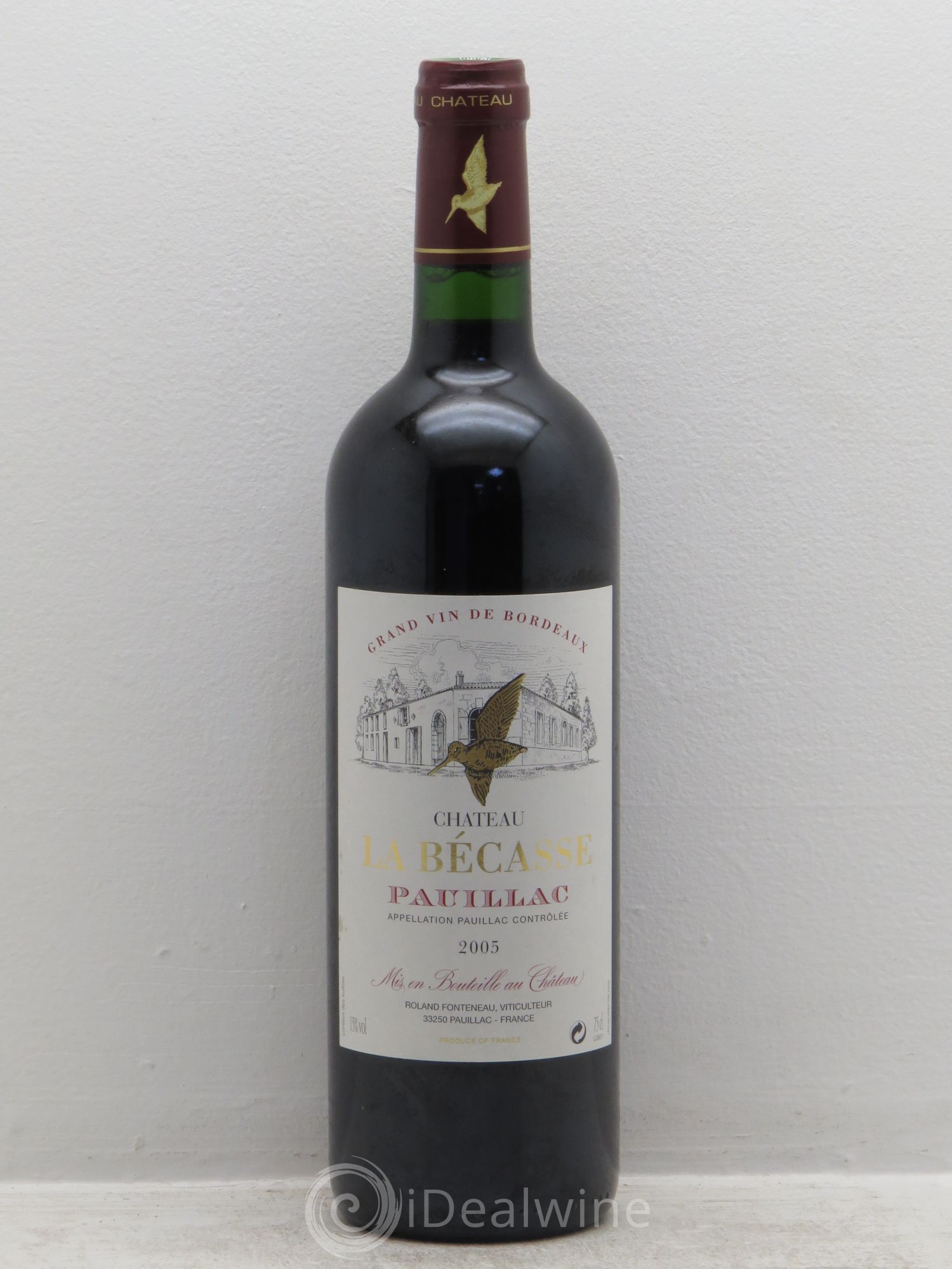 Château la Bécasse 2005 - Lot de 1 bouteille - 0