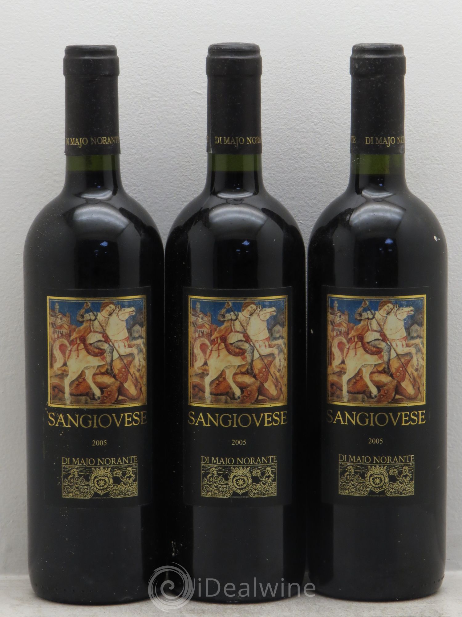 Italie di majo norante terre degli osci sangiovese 2005 - Posten von 3 Flaschen - 0