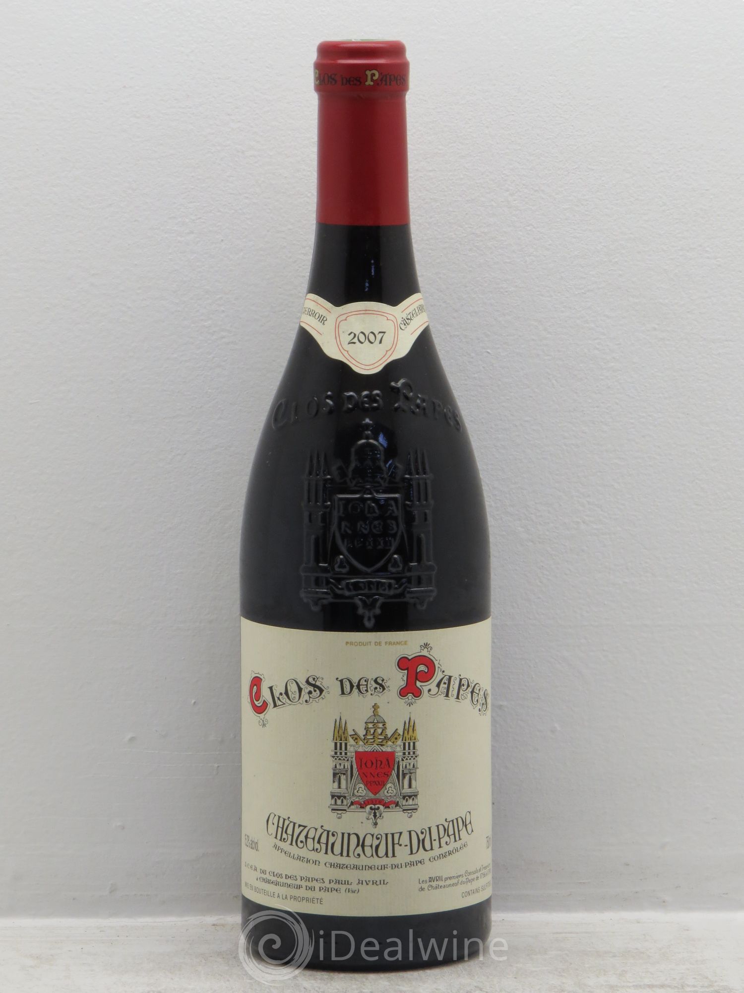 Châteauneuf-du-Pape Clos des Papes - Paul Avril 2007 - Lot de 1 bouteille - 0
