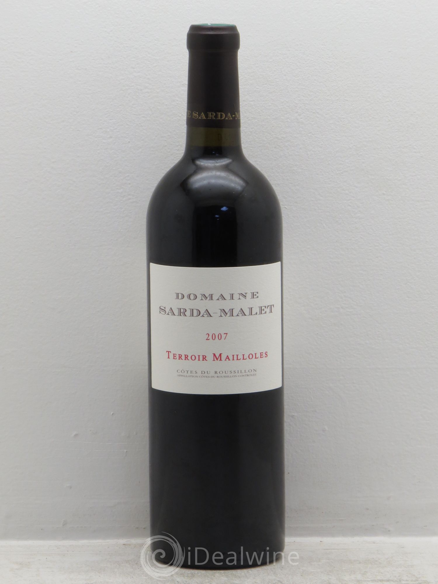 Côtes du Roussillon terroir mailloles sarda malet 2007 - Posten von 1 Flasche - 0