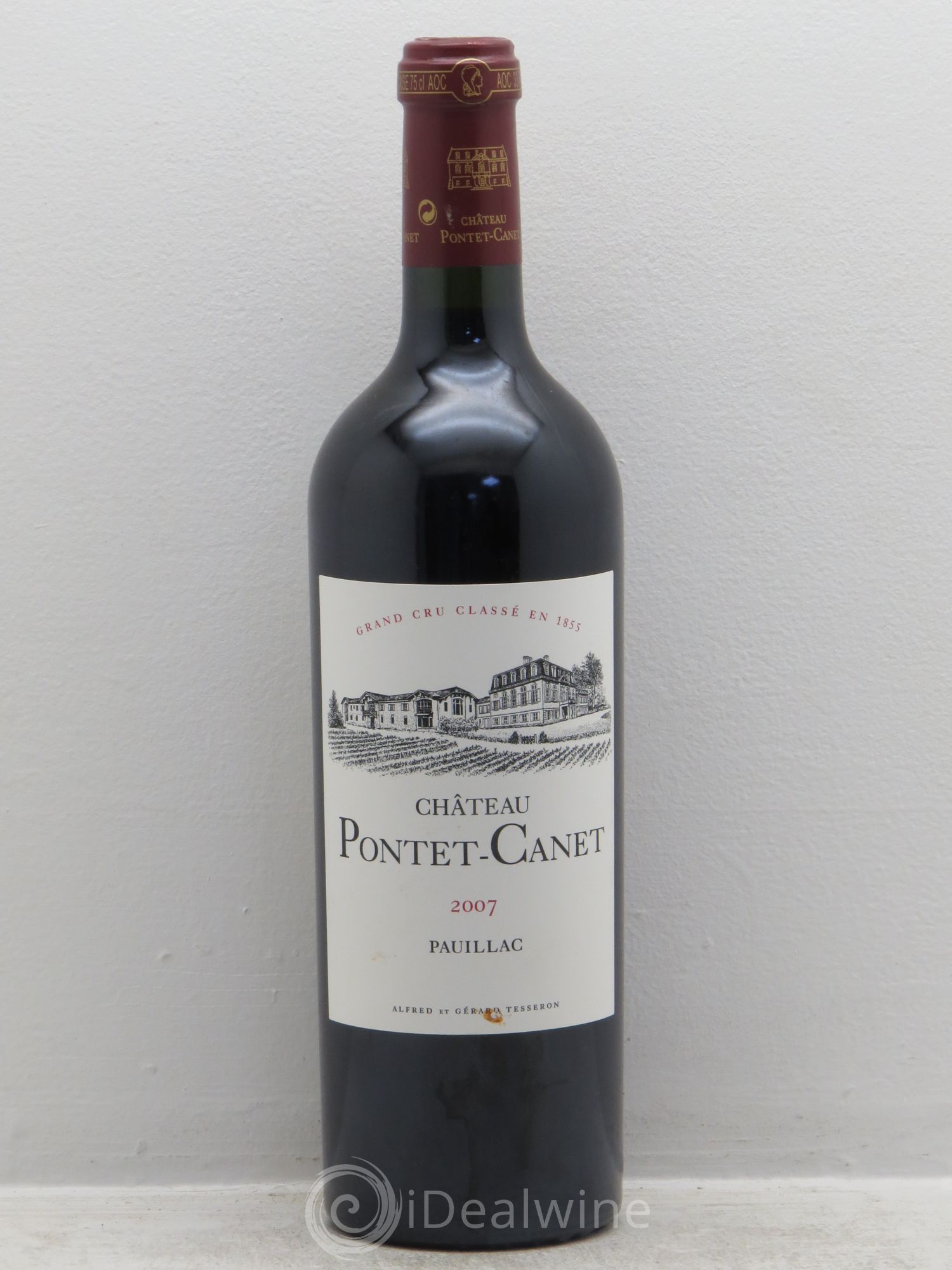 Château Pontet Canet 5ème Grand Cru Classé 2007 - Lot de 1 bouteille - 0