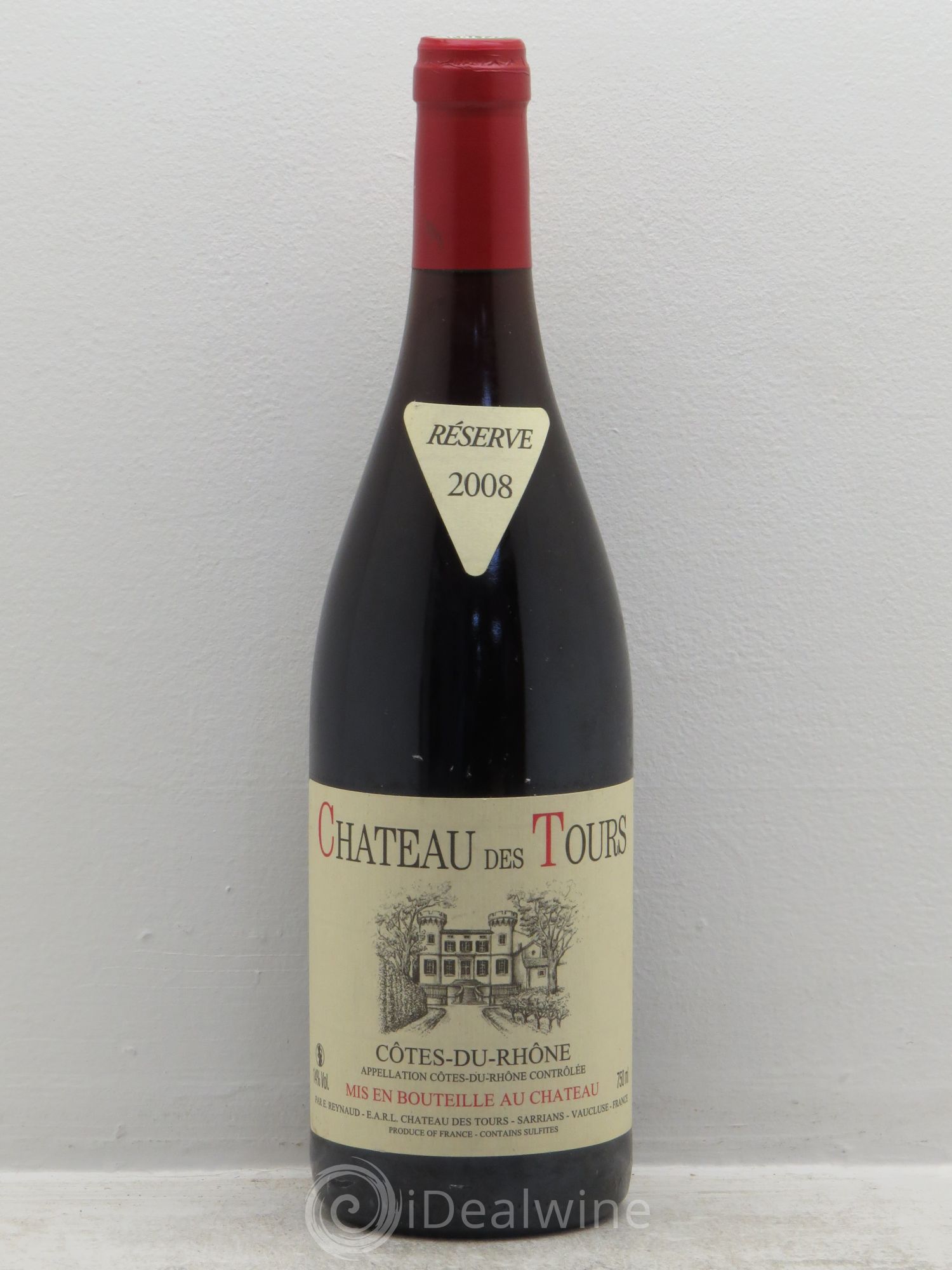Côtes-du-Rhône Château des Tours Emmanuel Reynaud reserve 2008 - Lot de 1 bouteille - 0