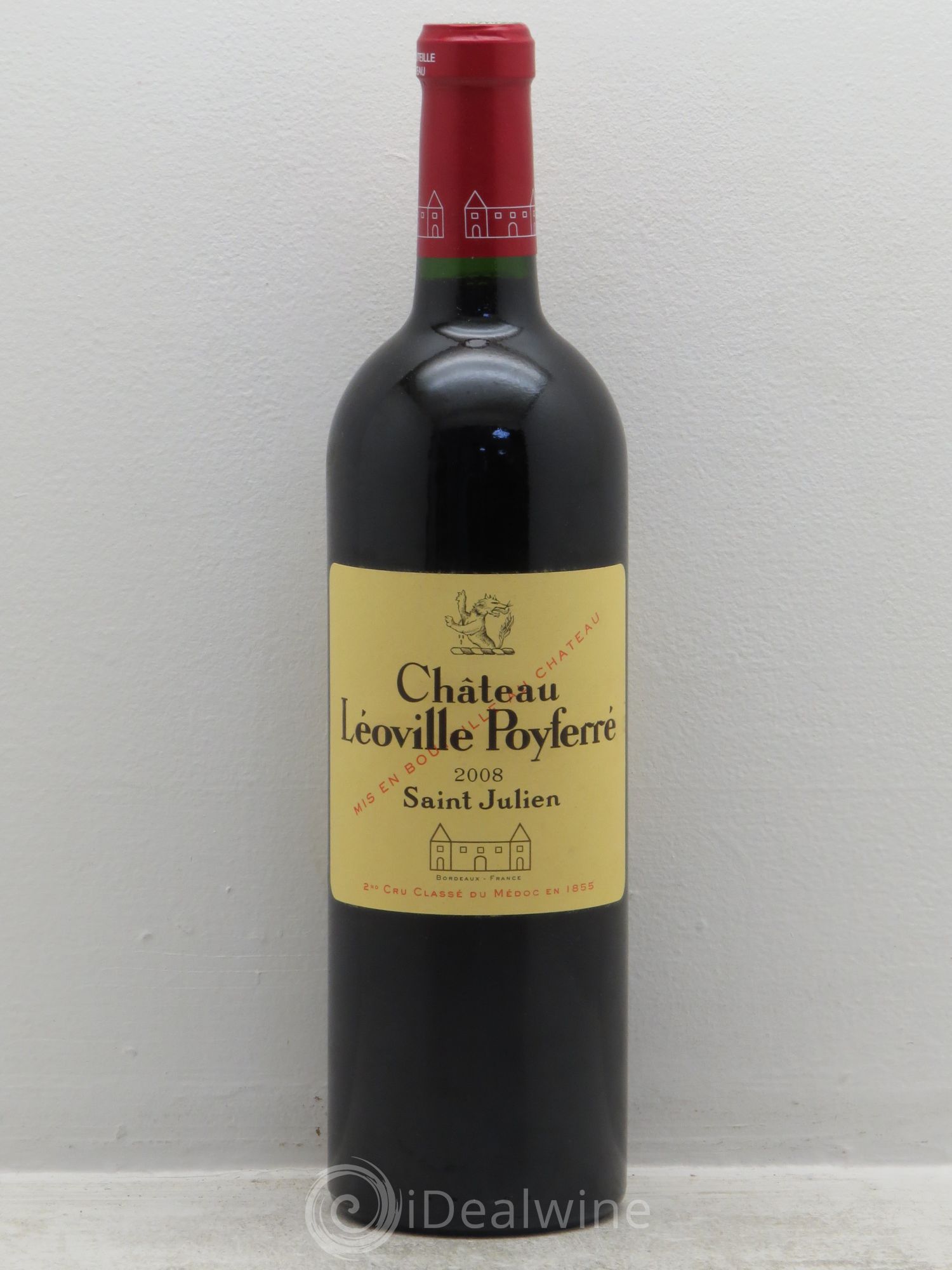 Château Léoville Poyferré 2ème Grand Cru Classé 2008 - Lot de 1 bouteille - 0