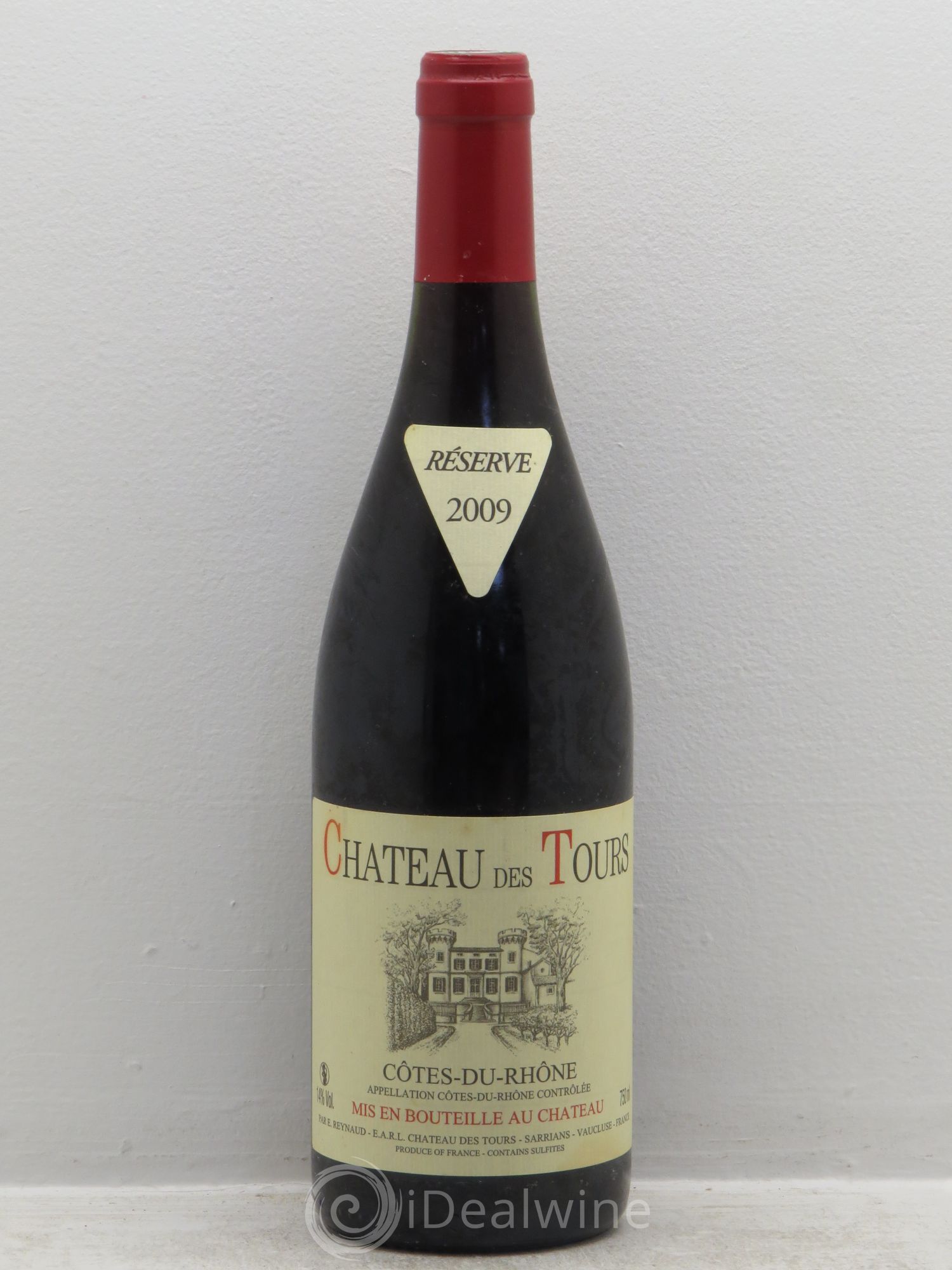 Côtes-du-Rhône Château des Tours Emmanuel Reynaud Réserve 2009 - Lot de 1 bouteille - 0