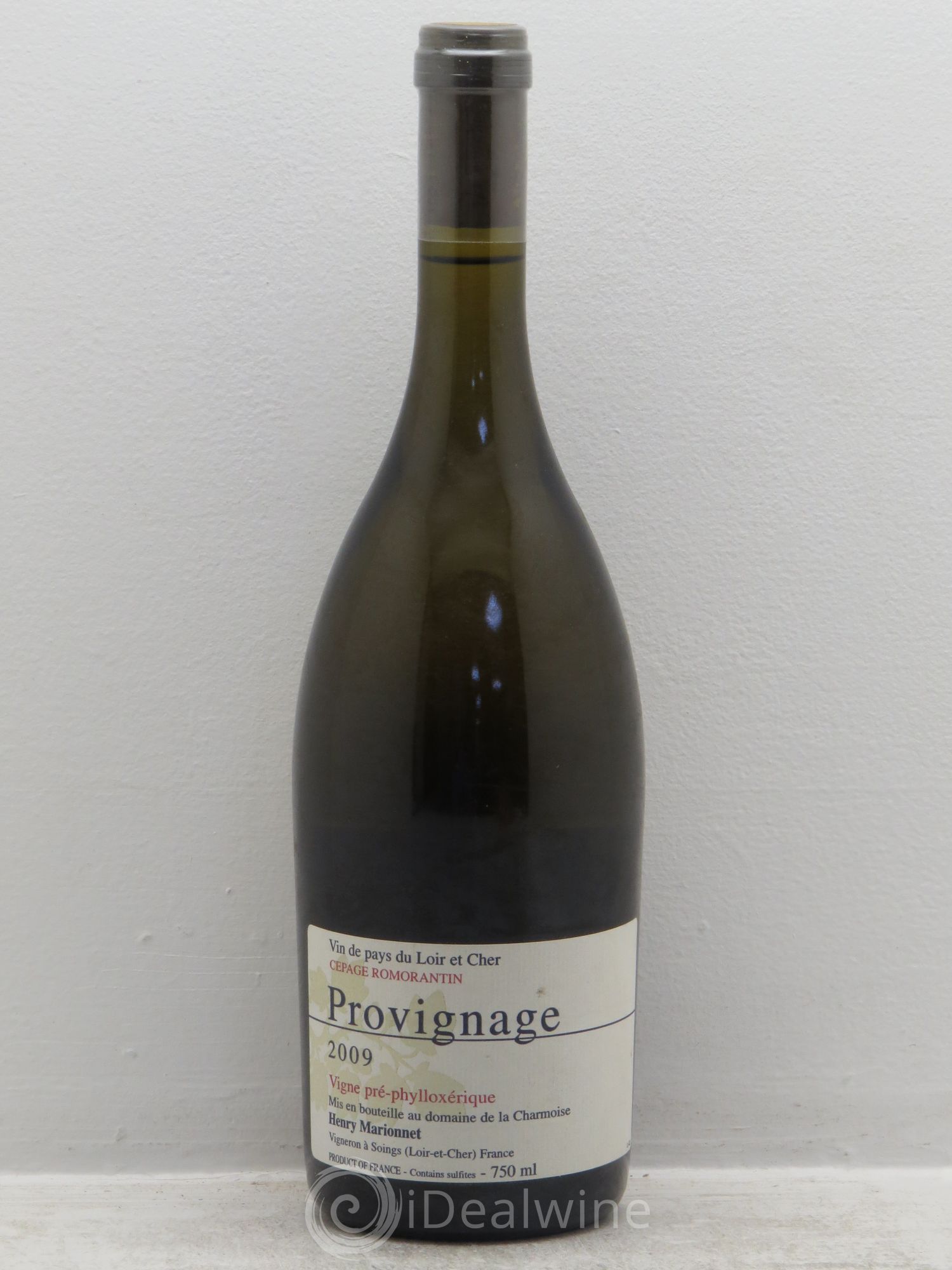 Divers vdp loir et cher provinage marionnet henry d charmoise (sans prix de réserve) 2009 - Posten von 1 Flasche - 0