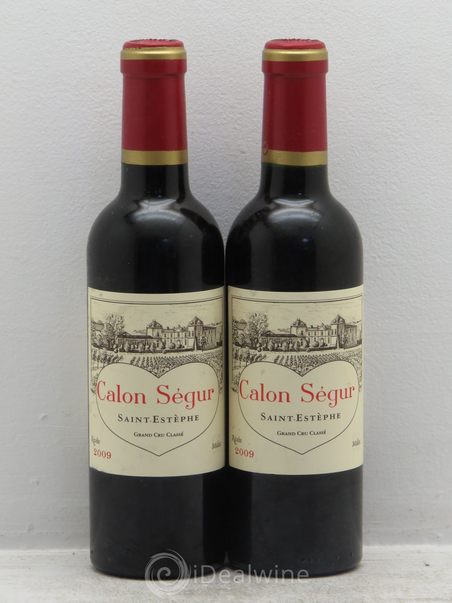 Château Calon Ségur 3ème Grand Cru Classé (sans prix de réserve) 2009 - Lot de 2 demi bouteilles - 0