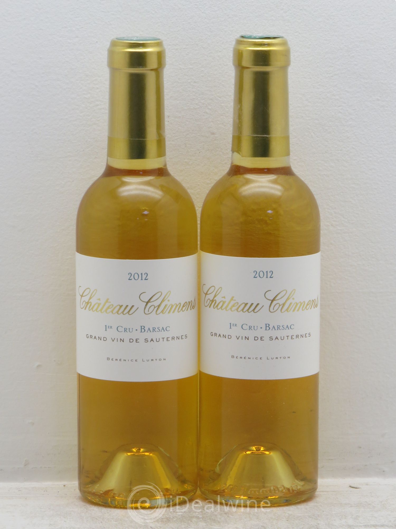 Château Climens 1er Grand Cru Classé 2012 - Posten von 2 Demi-Flaschen - 0