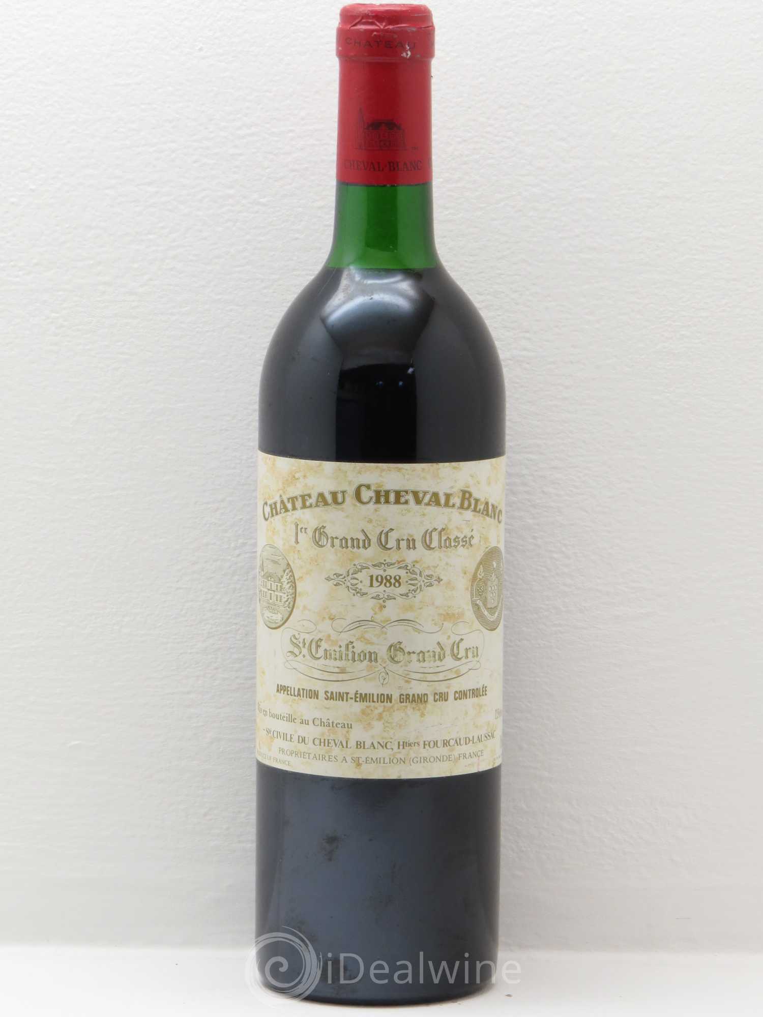 Château Cheval Blanc 1er Grand Cru Classé A 1988 - Lot de 1 bouteille - 0