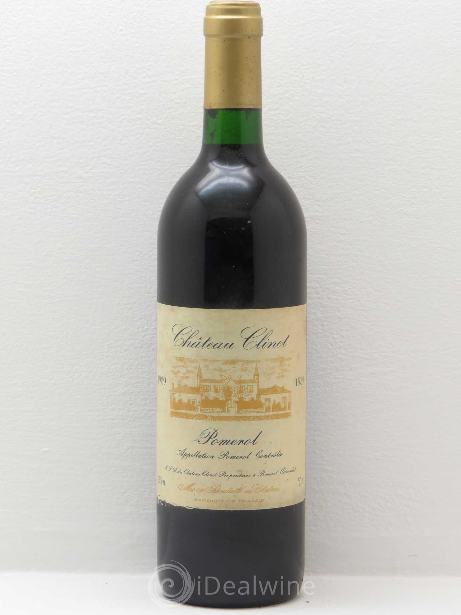 Château Clinet 1989 - Lot de 1 bouteille - 0