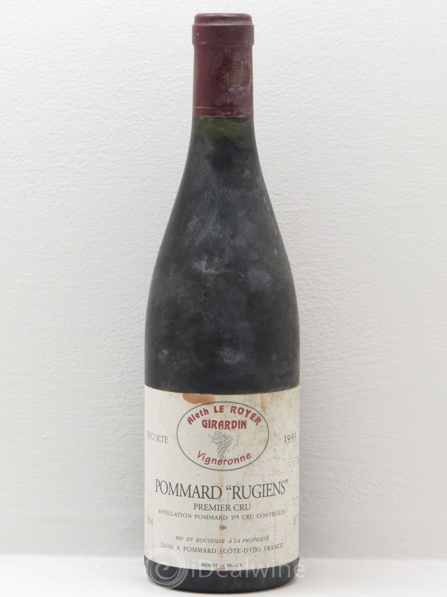 Pommard 1er Cru Domaine Aleth-Girardin 1995 - Posten von 1 Flasche - 0