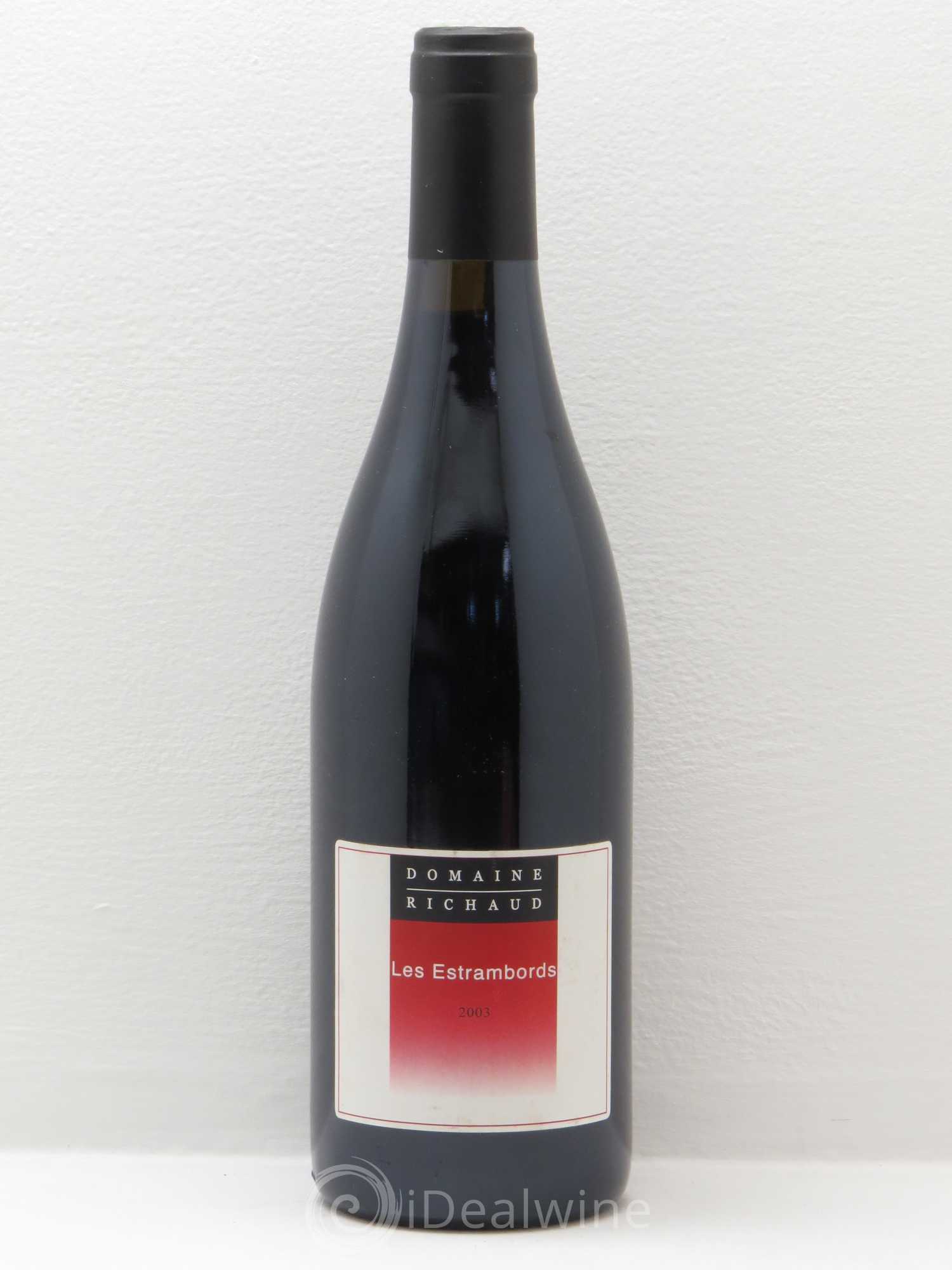 Cairanne Les Estrambords Marcel Richaud 2003 - Lot de 1 bouteille - 0