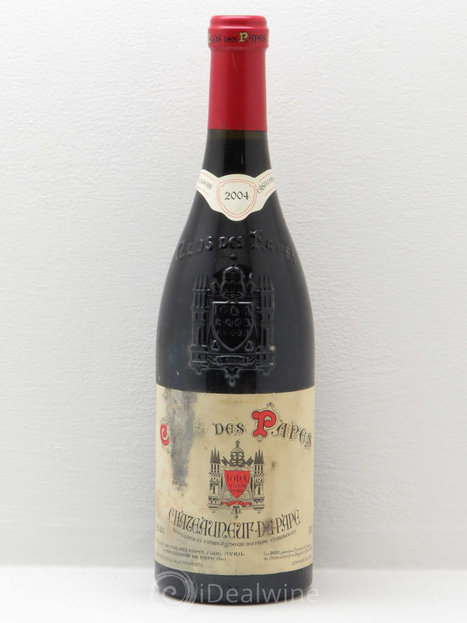 Châteauneuf-du-Pape Clos des Papes - Paul Avril 2004 - Lot de 1 bouteille - 0
