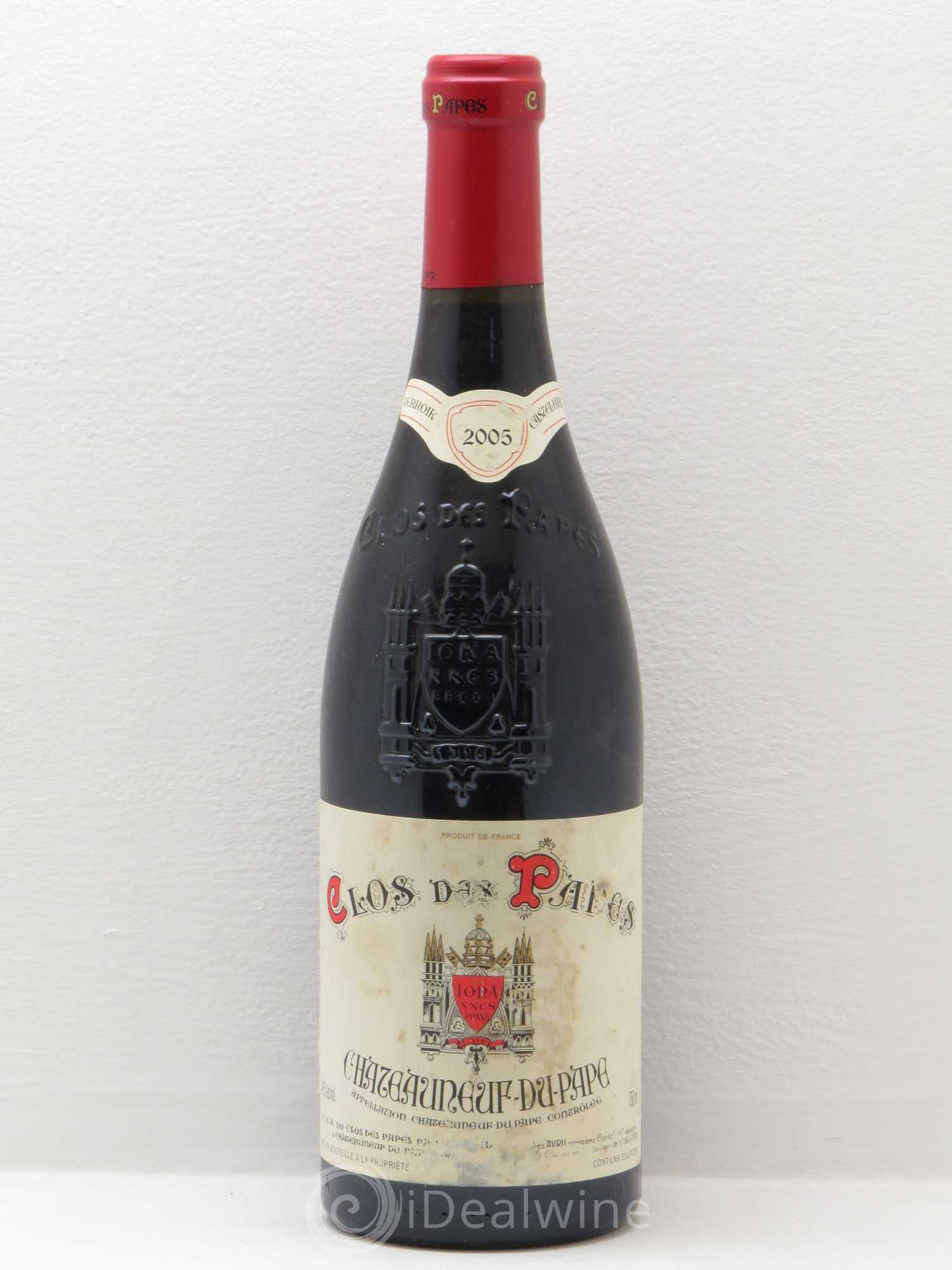 Châteauneuf-du-Pape Clos des Papes - Paul Avril 2005 - Lot de 1 bouteille - 0