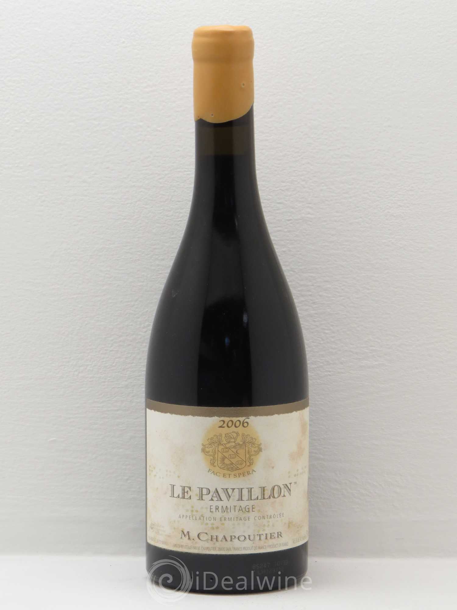 Hermitage Ermitage Le Pavillon Chapoutier 2006 - Lot de 1 bouteille - 0
