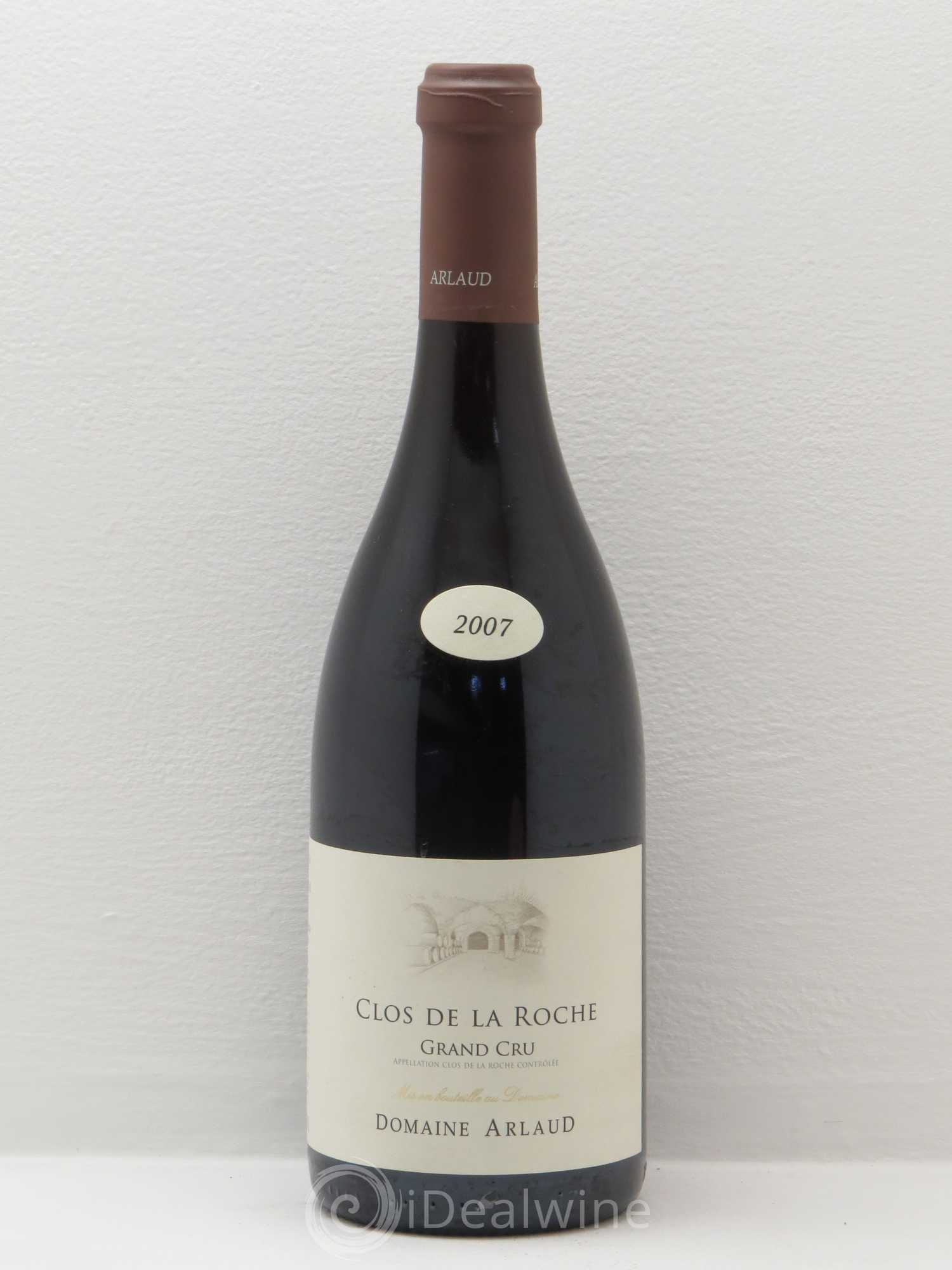 Clos de la Roche Grand Cru Arlaud 2007 - Lot de 1 bouteille - 0