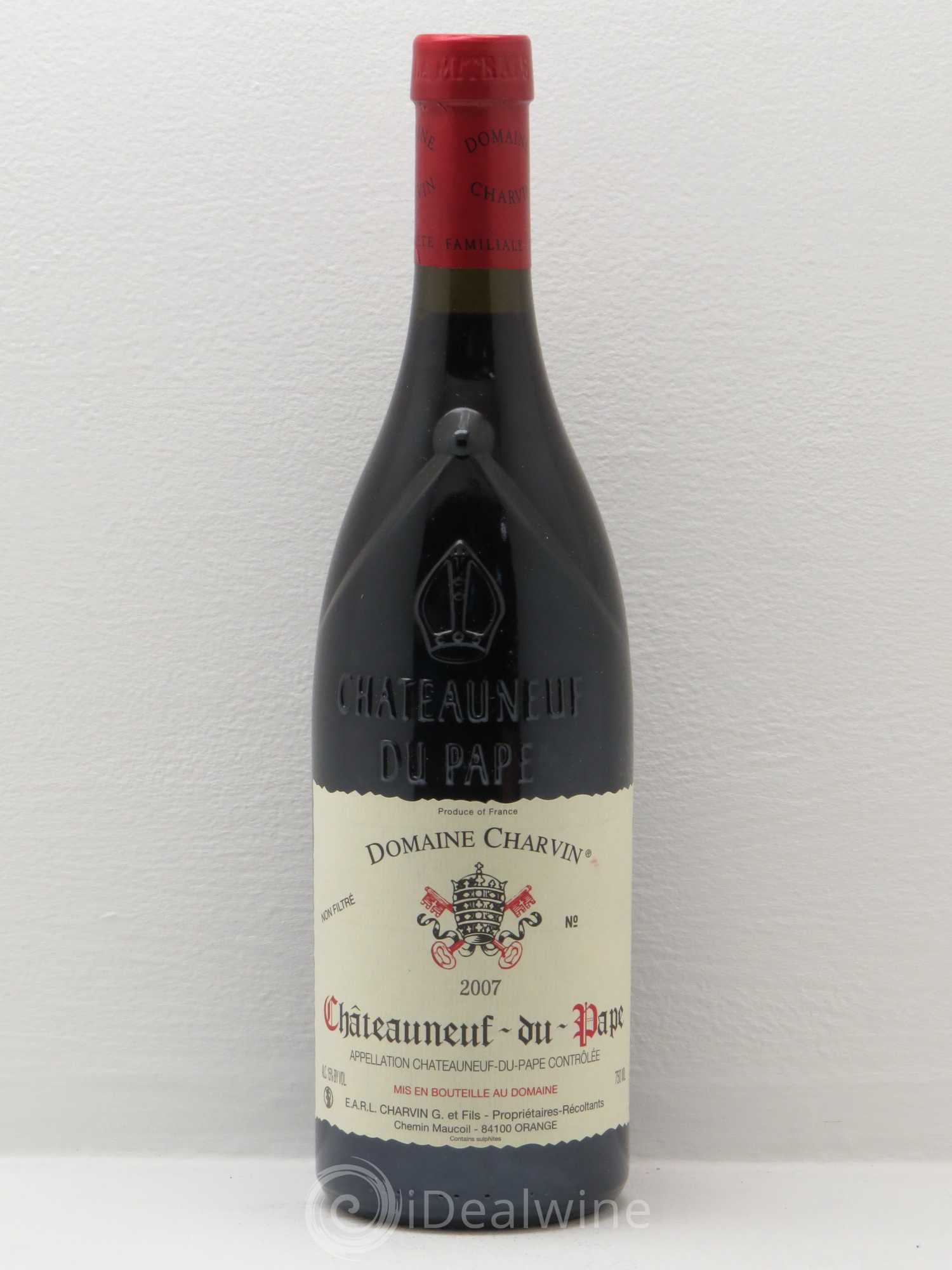 Châteauneuf-du-Pape Charvin (Domaine) 2007 - Lot de 1 bouteille - 0