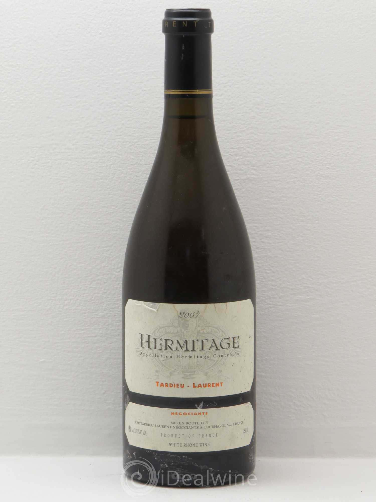 Hermitage Tardieu-Laurent Famille Tardieu (sans prix de réserve) 2007 - Lot de 1 bouteille - 0