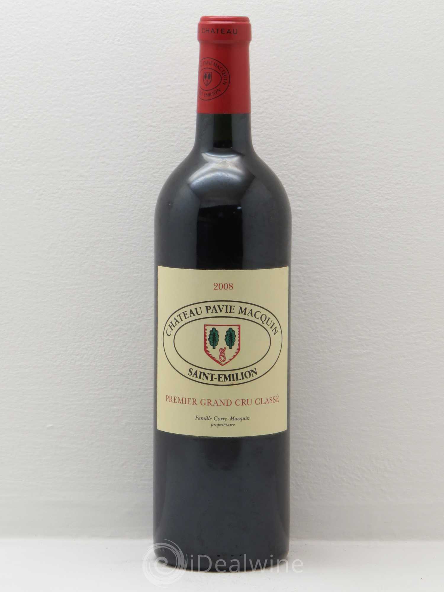 Château Pavie Macquin 1er Grand Cru Classé B 2008 - Lot de 1 bouteille - 0
