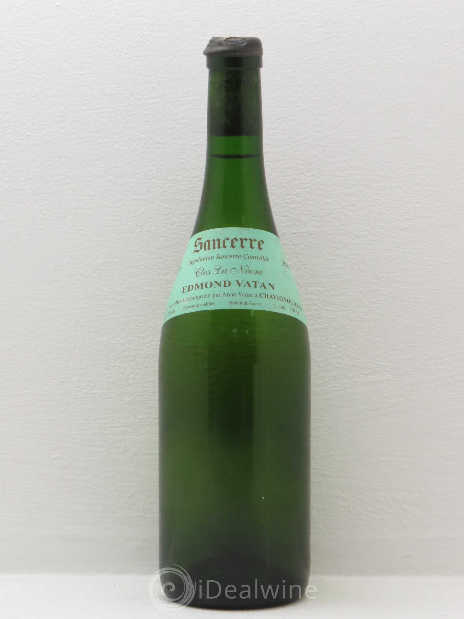 Sancerre Clos la Neore Edmond Vatan 2008 - Lot de 1 bouteille - 0