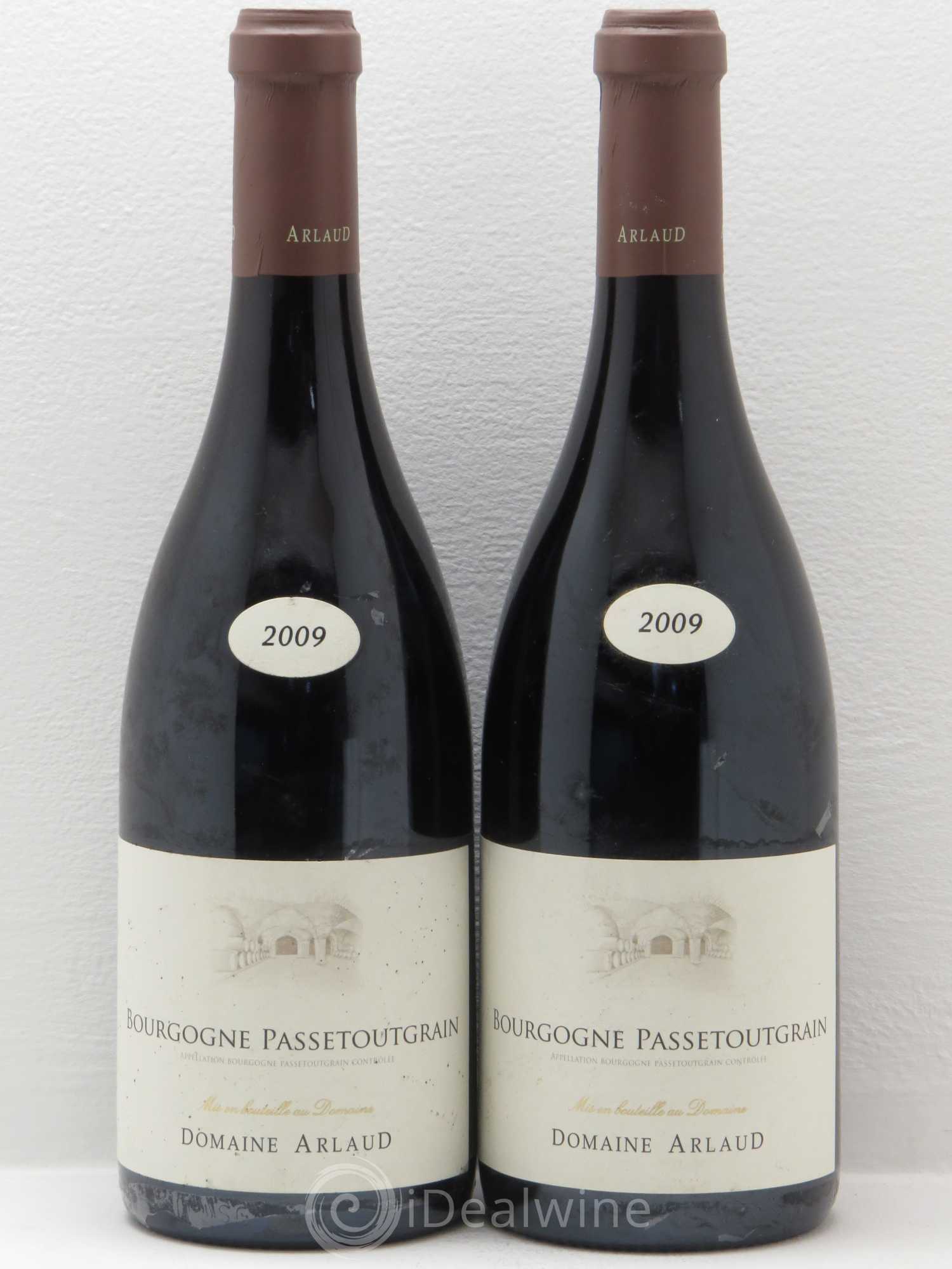 Bourgogne Passetoutgrain - Arlaud (sans prix de réserve) 2009 - Posten von 2 Flaschen - 0