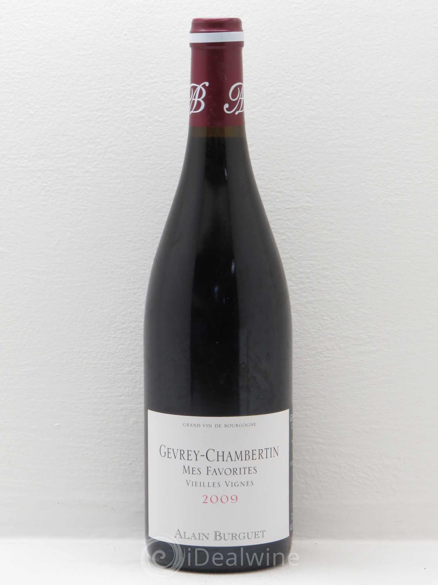 Gevrey-Chambertin Vieilles Vignes Mes Favorites - Domaine Alain Burguet 2009 - Posten von 1 Flasche - 0