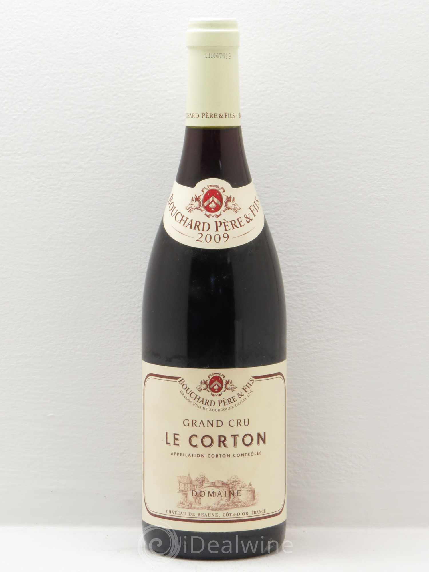 Corton Grand Cru Le Corton Bouchard Père & Fils 2009 - Lot de 1 bouteille - 0