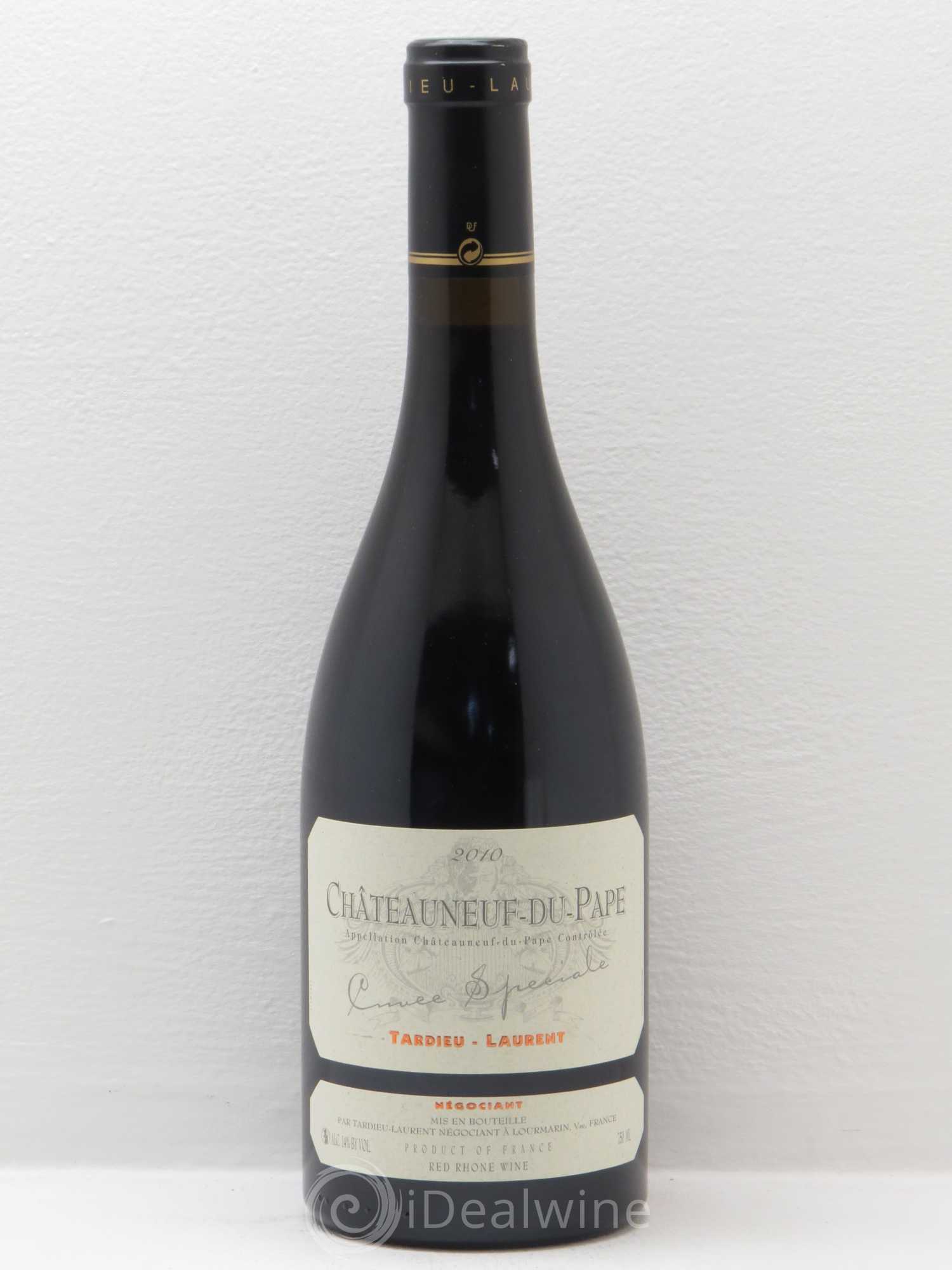 Châteauneuf-du-Pape Tardieu-Laurent Cuvée spéciale Famille Tardieu 2010 - Lot de 1 bouteille - 0
