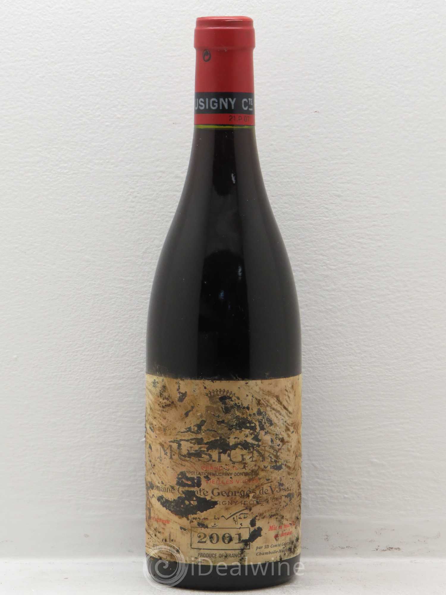 Musigny Grand Cru Cuvée Vieilles Vignes Comte Georges de Vogüé 2001 - Lot de 1 bouteille - 0