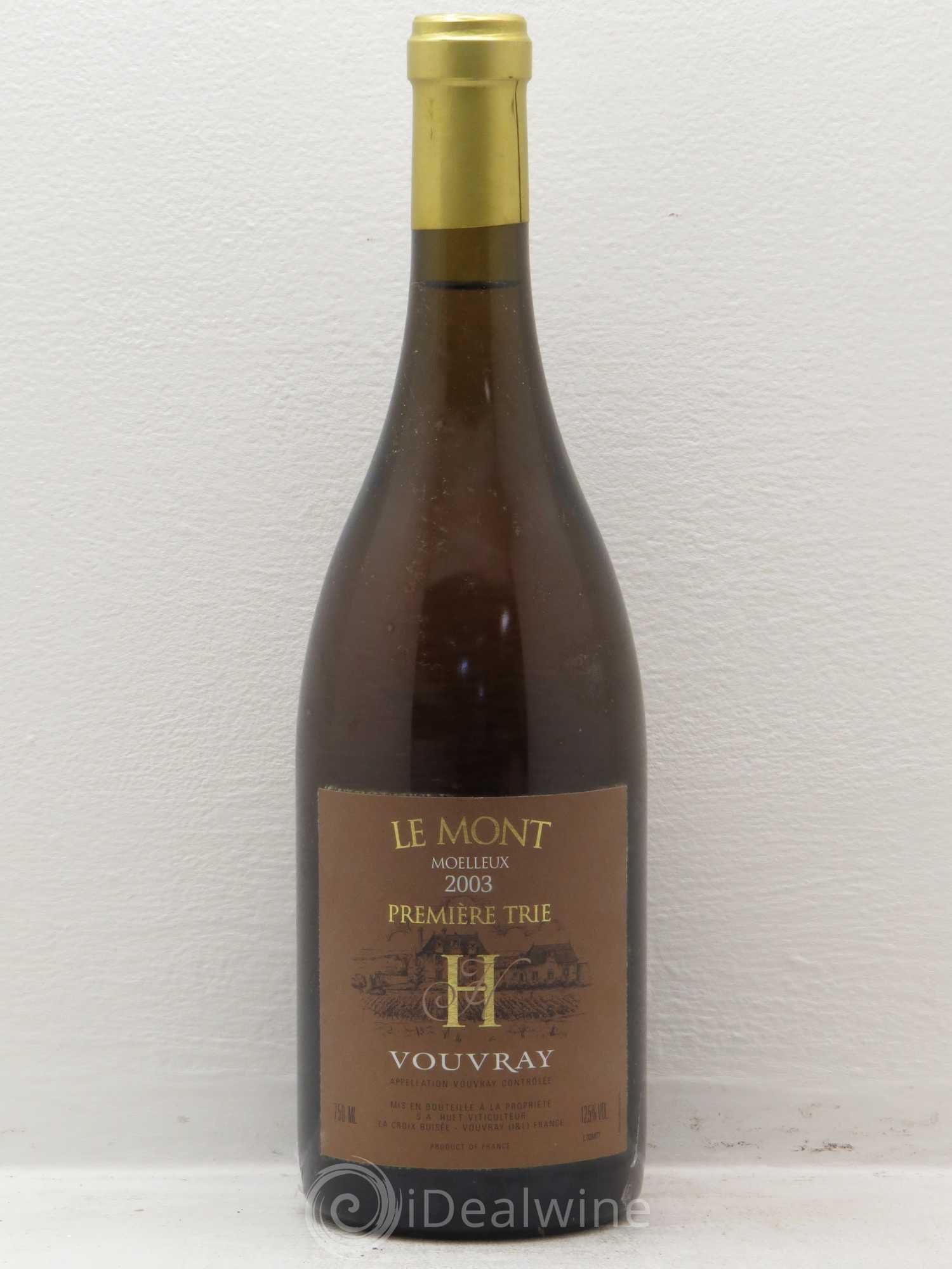 Vouvray Le Mont Moelleux 1ère Trie Domaine Huet 2003 - Lotto di 1 bottiglia - 0