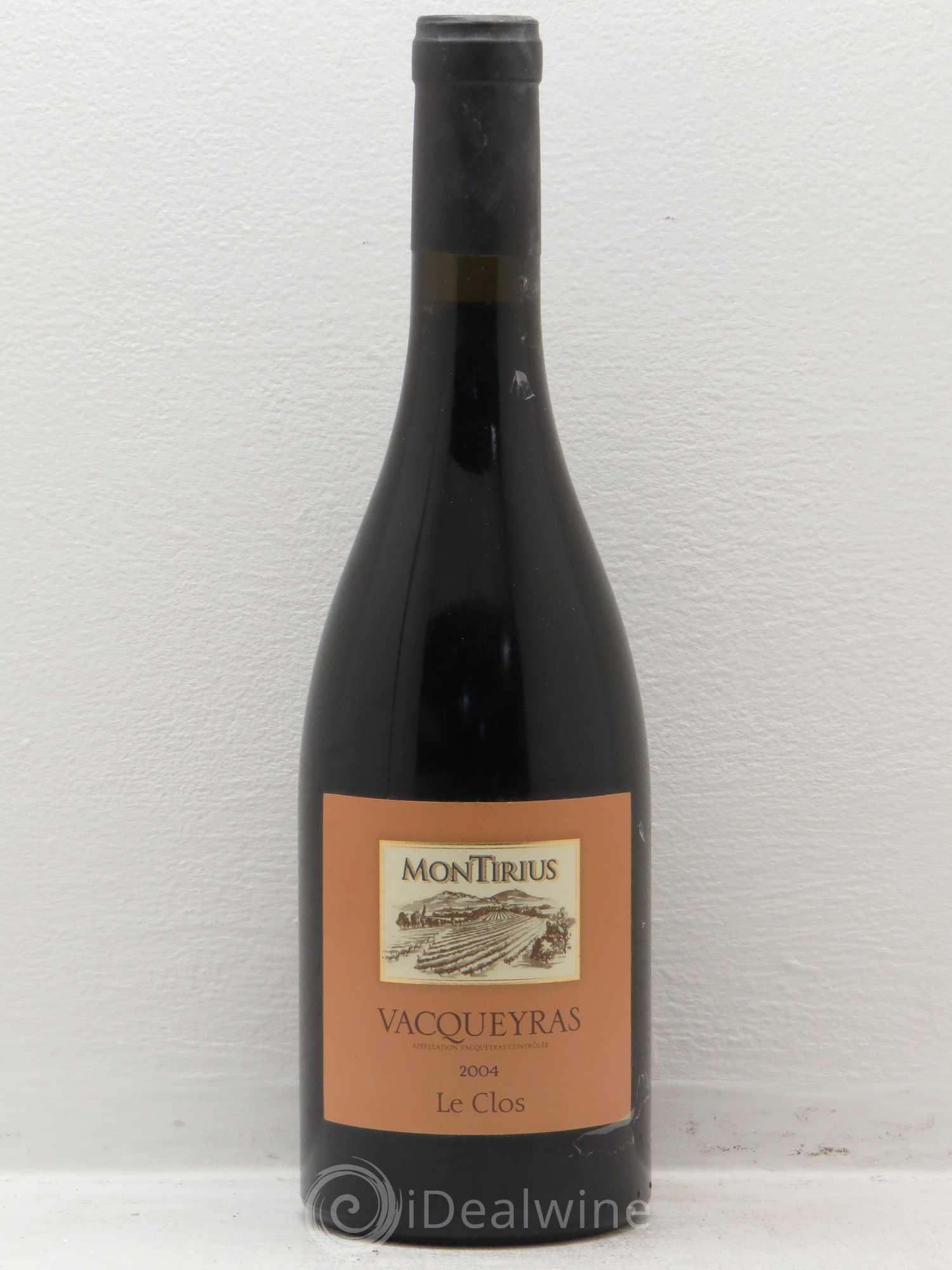 Vacqueyras Le Clos Montirius (sans prix de réserve) 2004 - Posten von 1 Flasche - 0