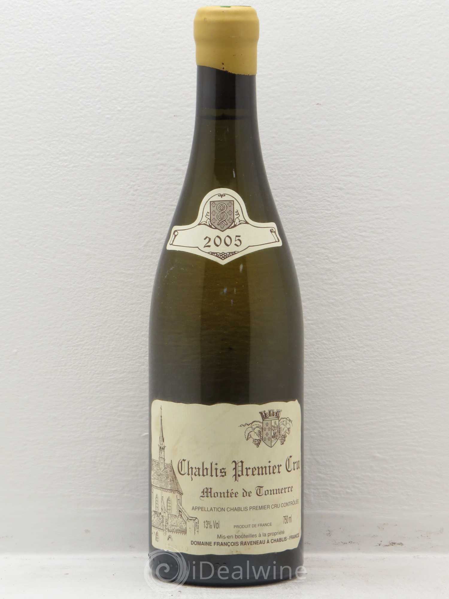 Chablis 1er Cru Montée de Tonnerre Raveneau (Domaine) 2005 - Lot de 1 bouteille - 0