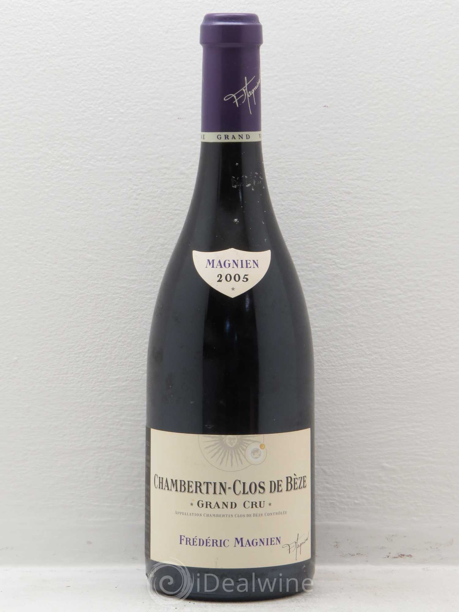 Chambertin Clos de Bèze Grand Cru Frédéric Magnien 2005 - Lot de 1 bouteille - 0