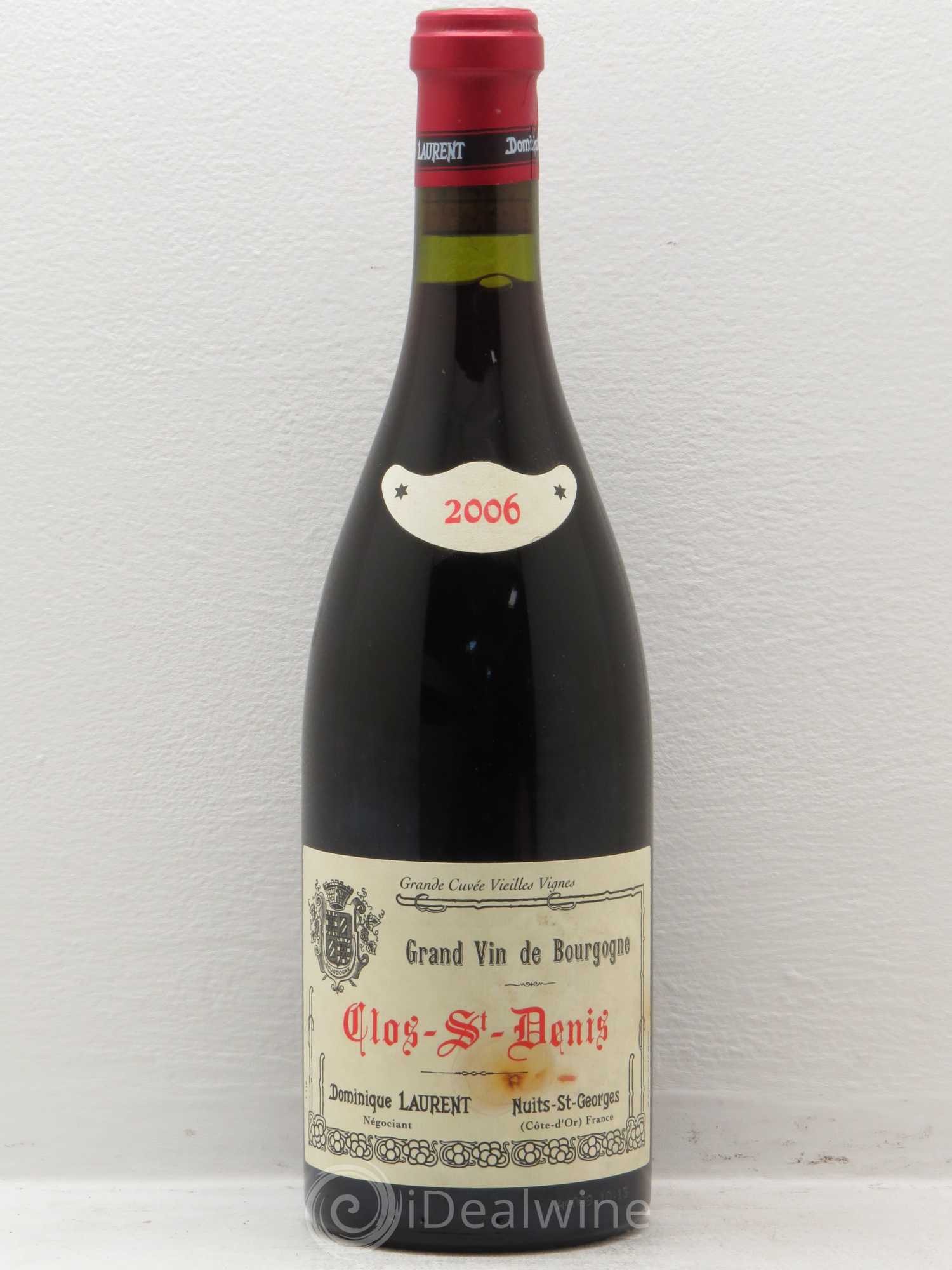 Clos Saint-Denis Grand Cru Dominique Laurent 2006 - Lot de 1 bouteille - 0