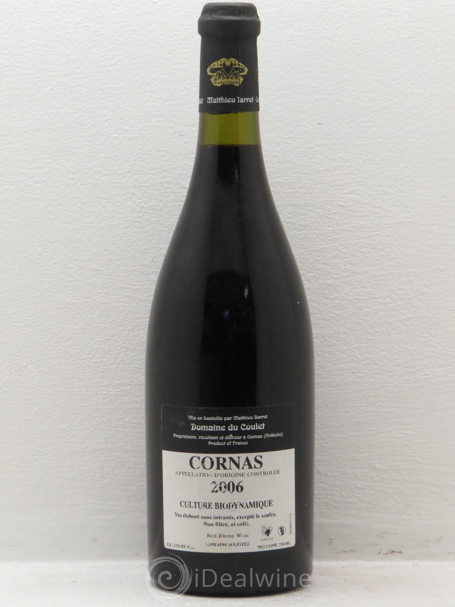 Cornas Les Terrasses du Serre domaine du Coullet 2006 - Posten von 1 Flasche - 1