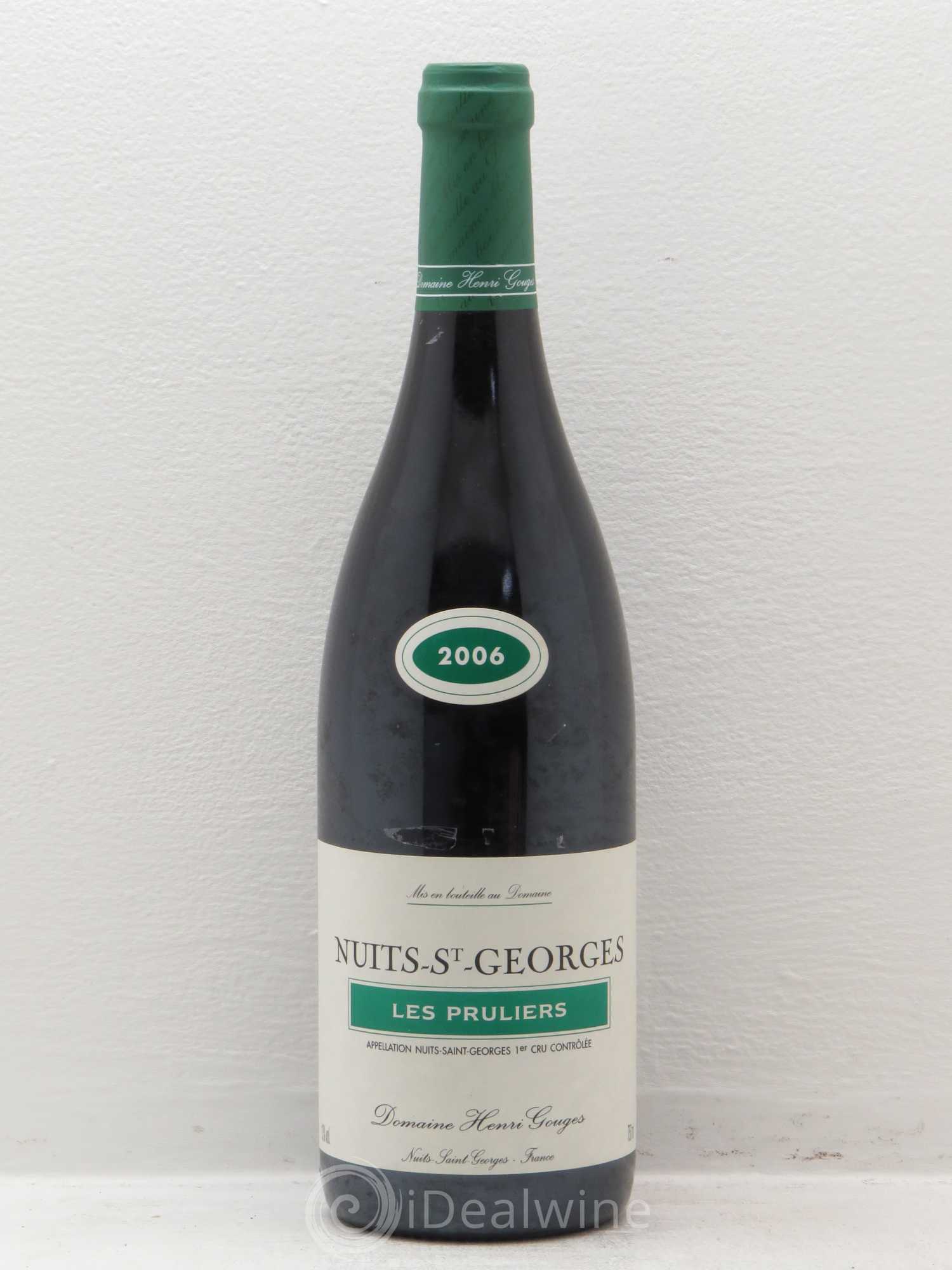 Nuits-Saint-Georges 1er Cru Les Pruliers Henri Gouges 2006 - Lot de 1 bouteille - 0