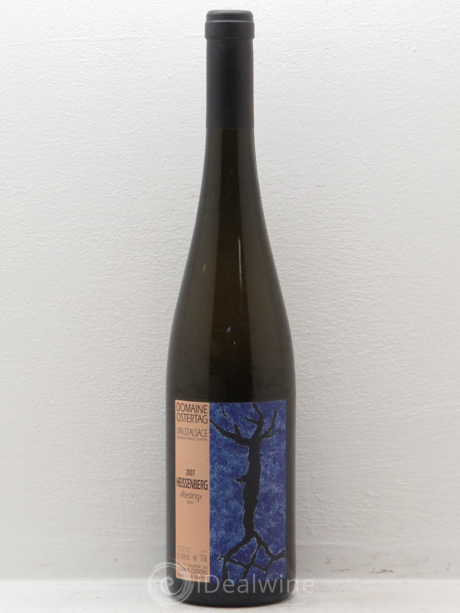 Alsace Riesling Heissenberg Ostertag (Domaine) 2007 - Lot de 1 bouteille - 0