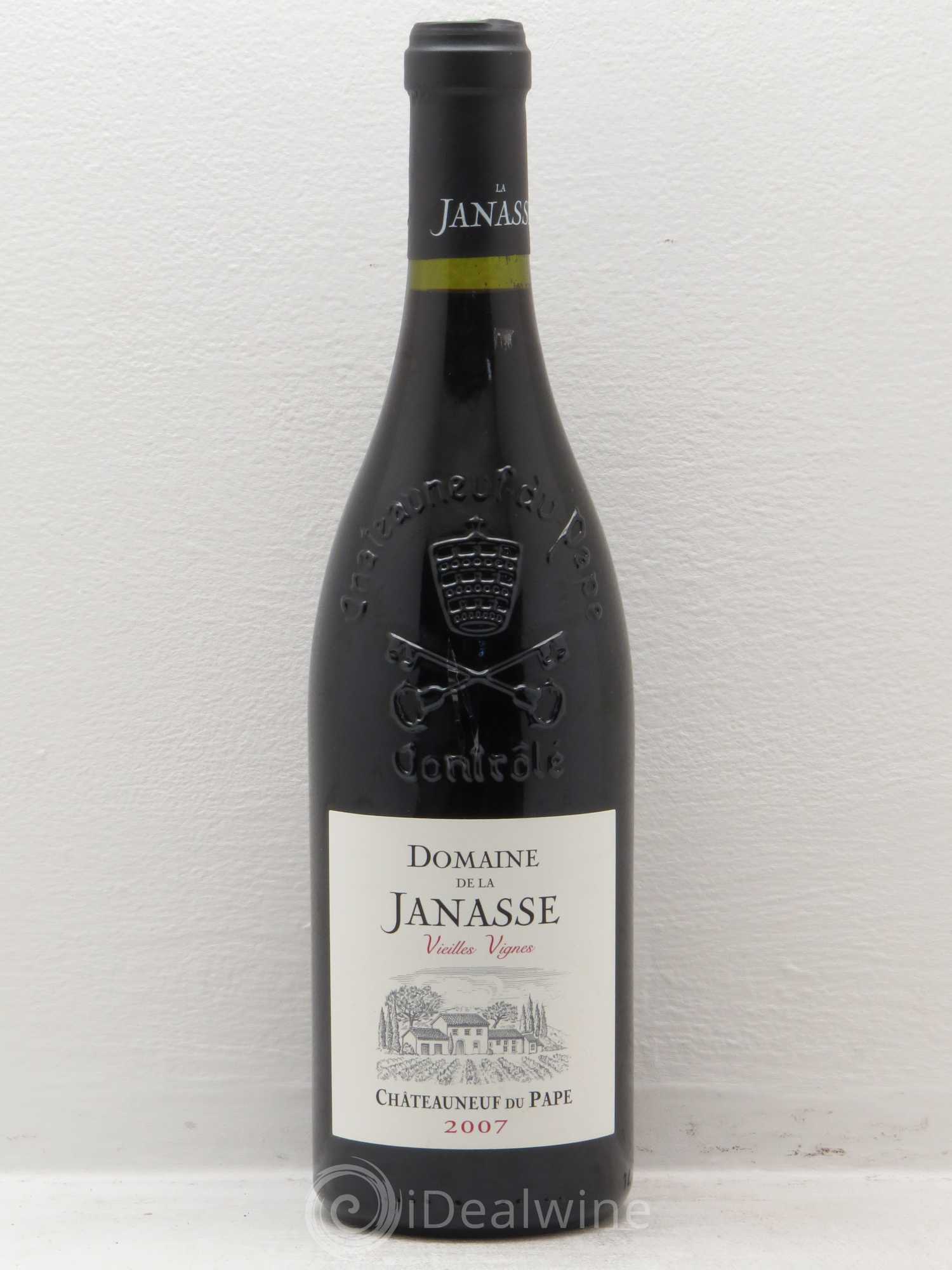 Châteauneuf-du-Pape Cuvée Vieilles Vignes La Janasse (Domaine de) 2007 - Lot de 1 bouteille - 0