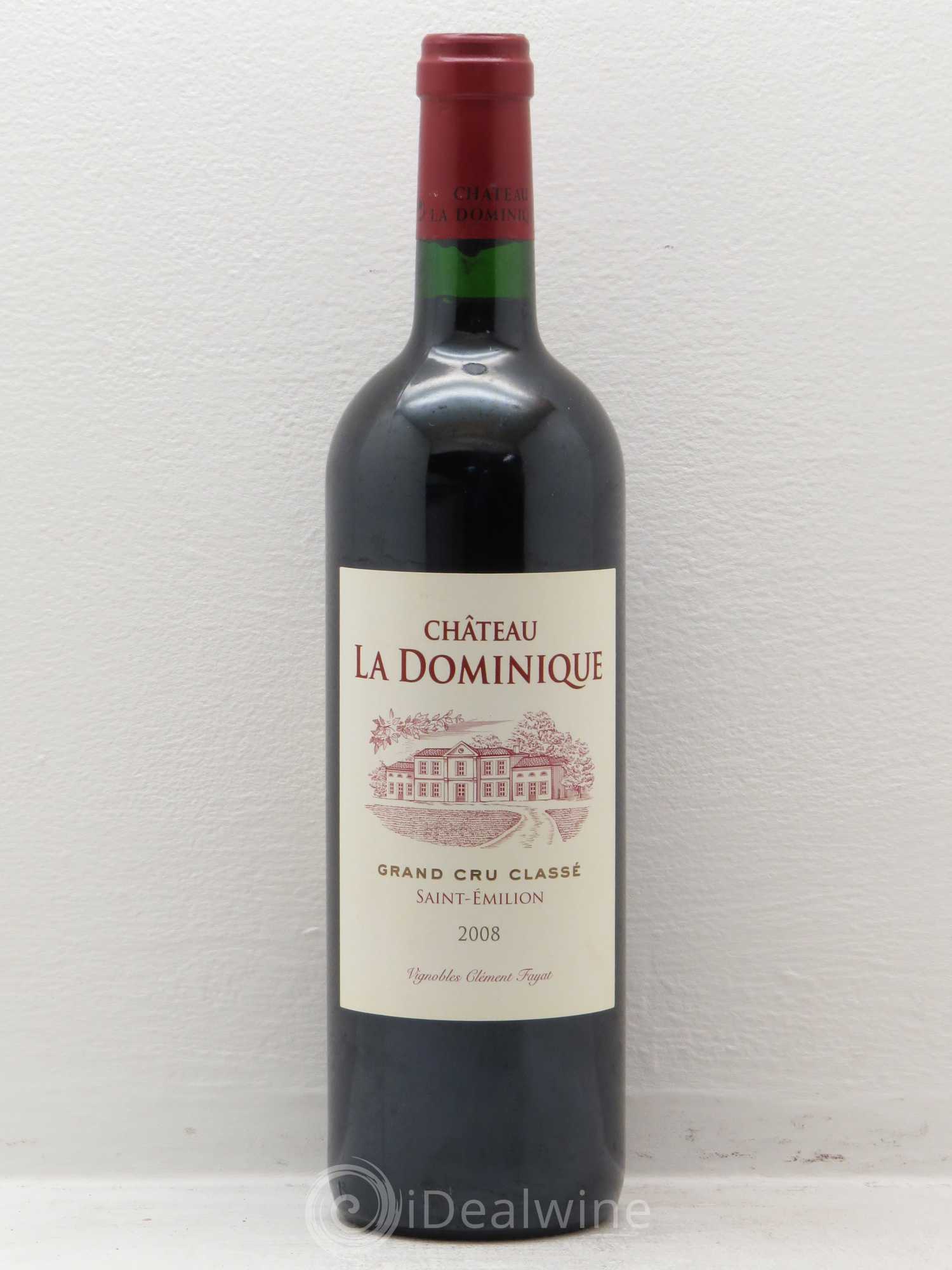Château la Dominique Grand Cru Classé 2008 - Lot de 1 bouteille - 0