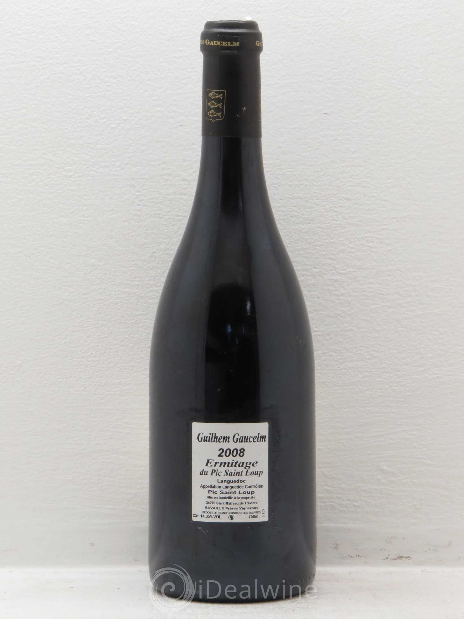 Pic Saint-Loup Héritage du Pic Saint-Loup (anciennement Ermitage) Guilhem Gaucelm 2008 - Lot de 1 bouteille - 1