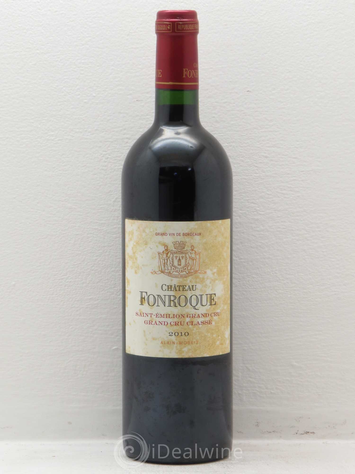 Château Fonroque Grand Cru Classé 2010 - Lot de 1 bouteille - 0