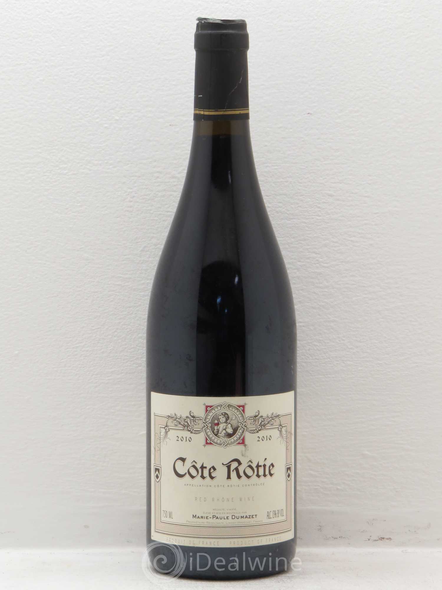 Côte-Rôtie Cote brune Dumazet 2010 - Posten von 1 Flasche - 0