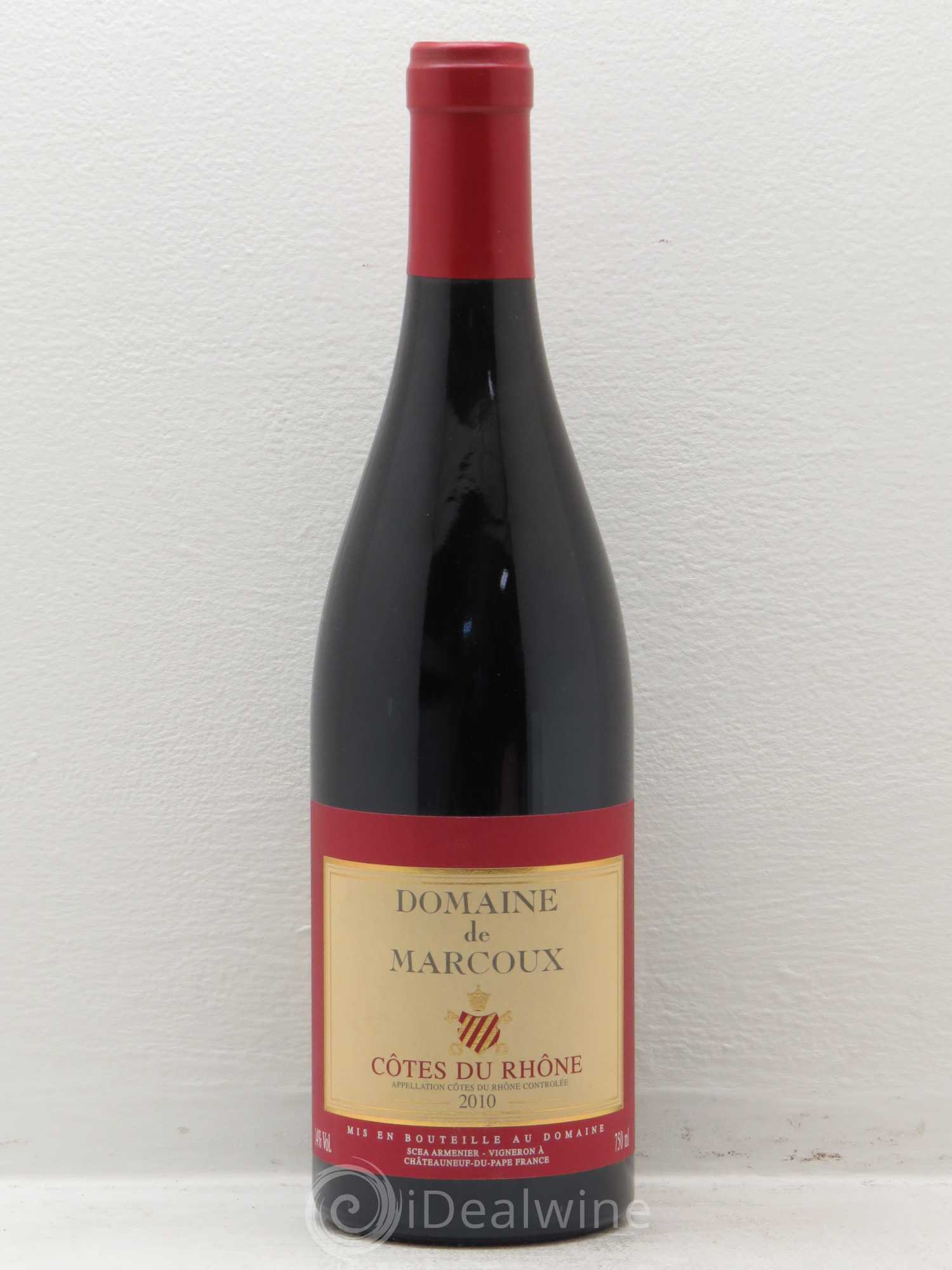 Côtes-du-Rhône Domaine de Marcoux (sans prix de réserve) 2010 - Posten von 1 Flasche - 0