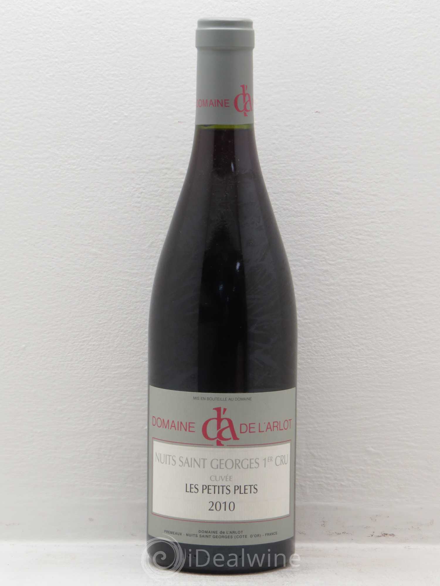 Nuits-Saint-Georges 1er Cru Les petits Plets Domaine de l'Arlot 2010 - Posten von 1 Flasche - 0