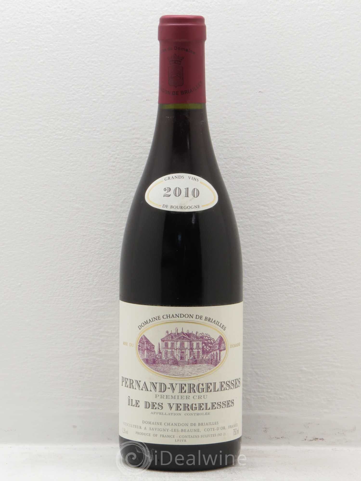 Pernand-Vergelesses 1er Cru (sans prix de réserve) 2010 - Lot de 1 bouteille - 0